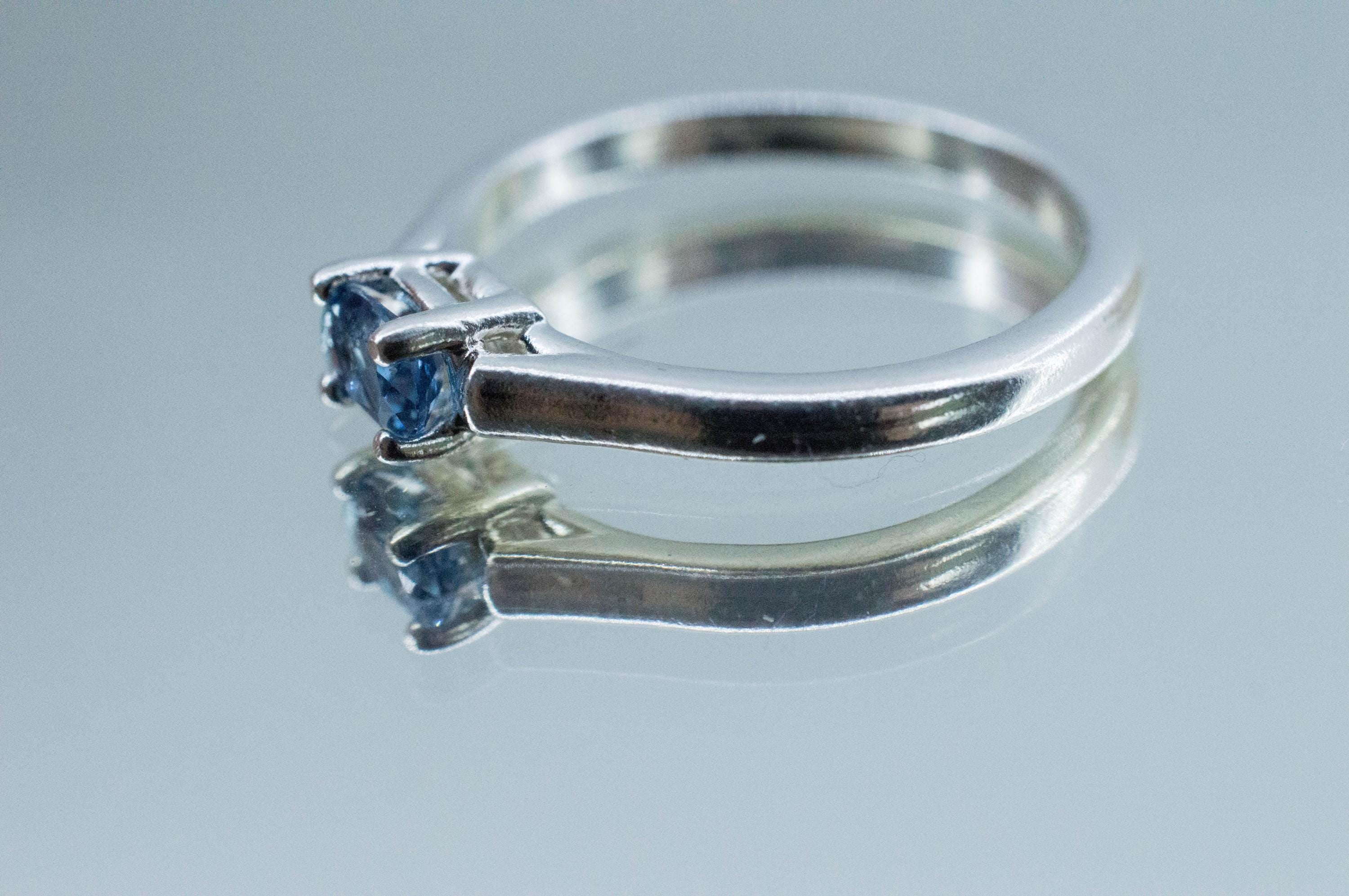 Aquamarine Ring, Natural Untreated Nigeria Aquamarine; 0.320cts