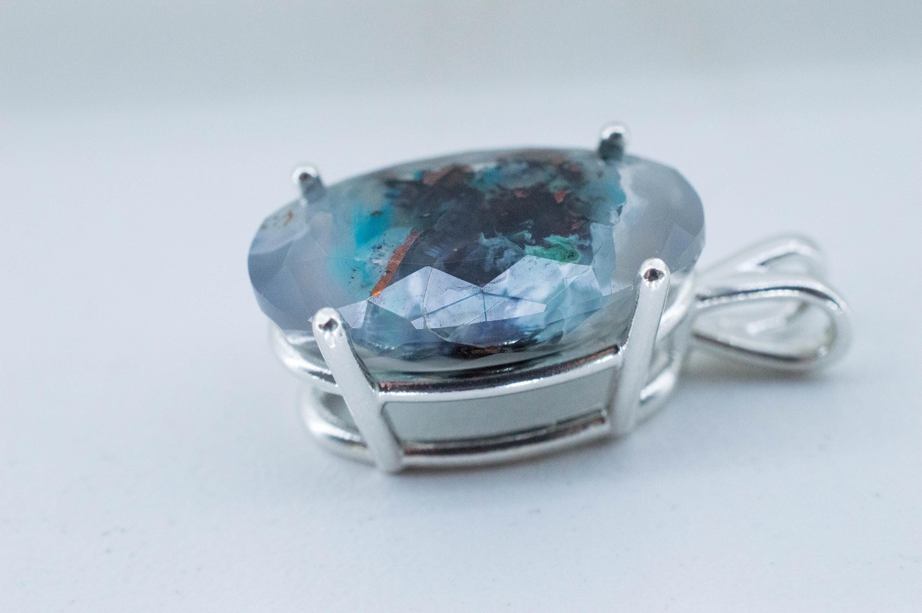 Aquadite Pendant; Natural Untreated Indonesia Aquadite™; 14.450cts - Mark Oliver Gems