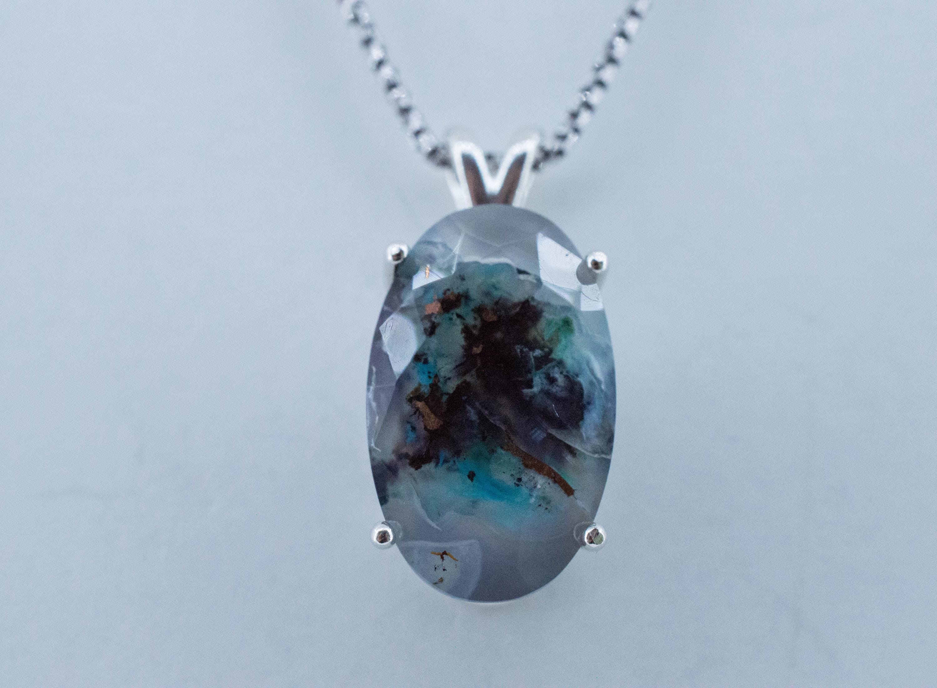 Aquadite Pendant; Natural Untreated Indonesia Aquadite™; 14.450cts - Mark Oliver Gems