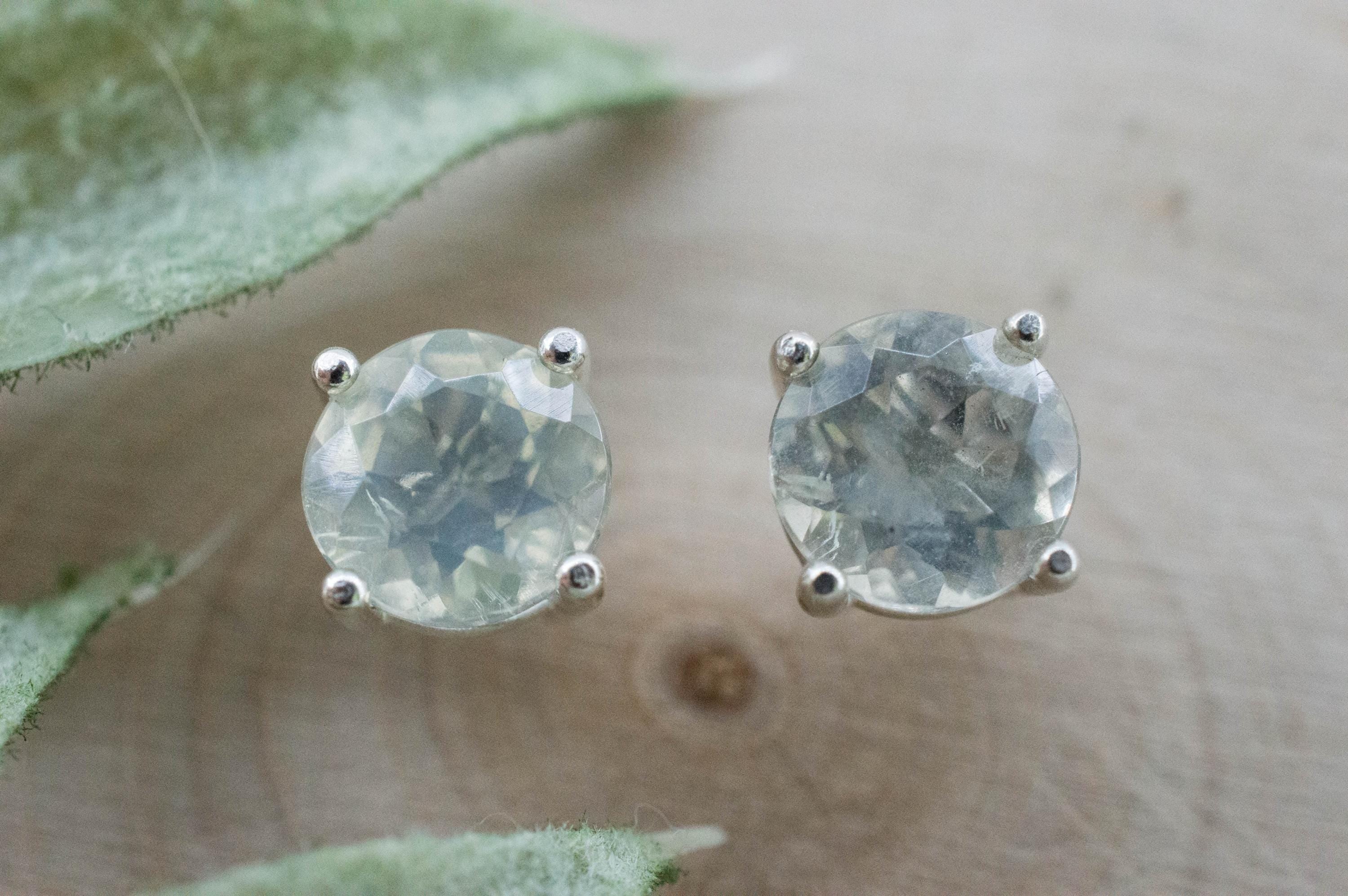 Leucite Earrings; Natural Untreated Italy Leucite; 1.790cts - Mark Oliver Gems