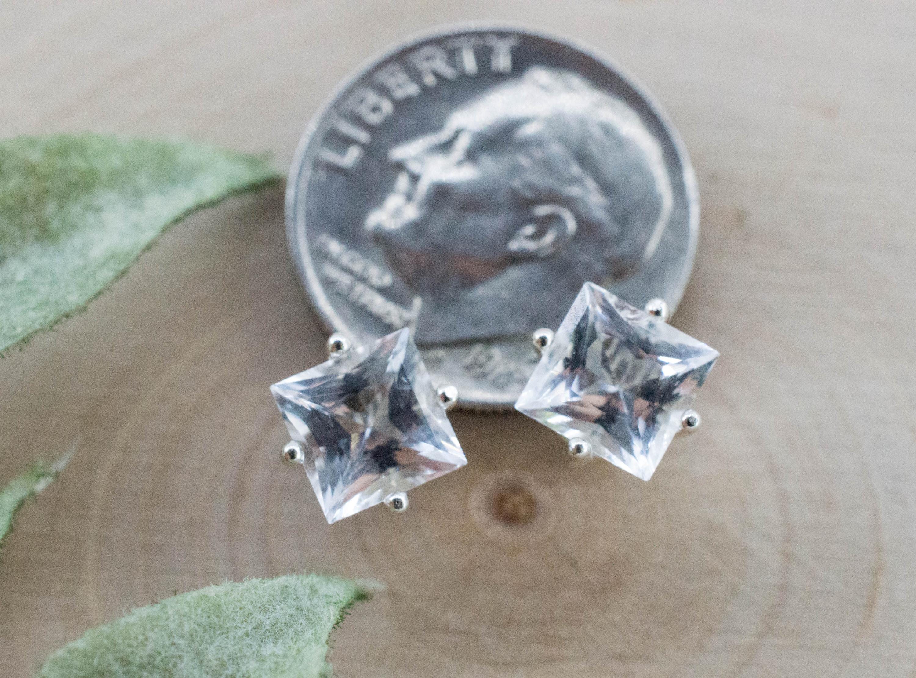 Topaz Earrings; Natural Untreated Brazil Topaz; 2.295cts