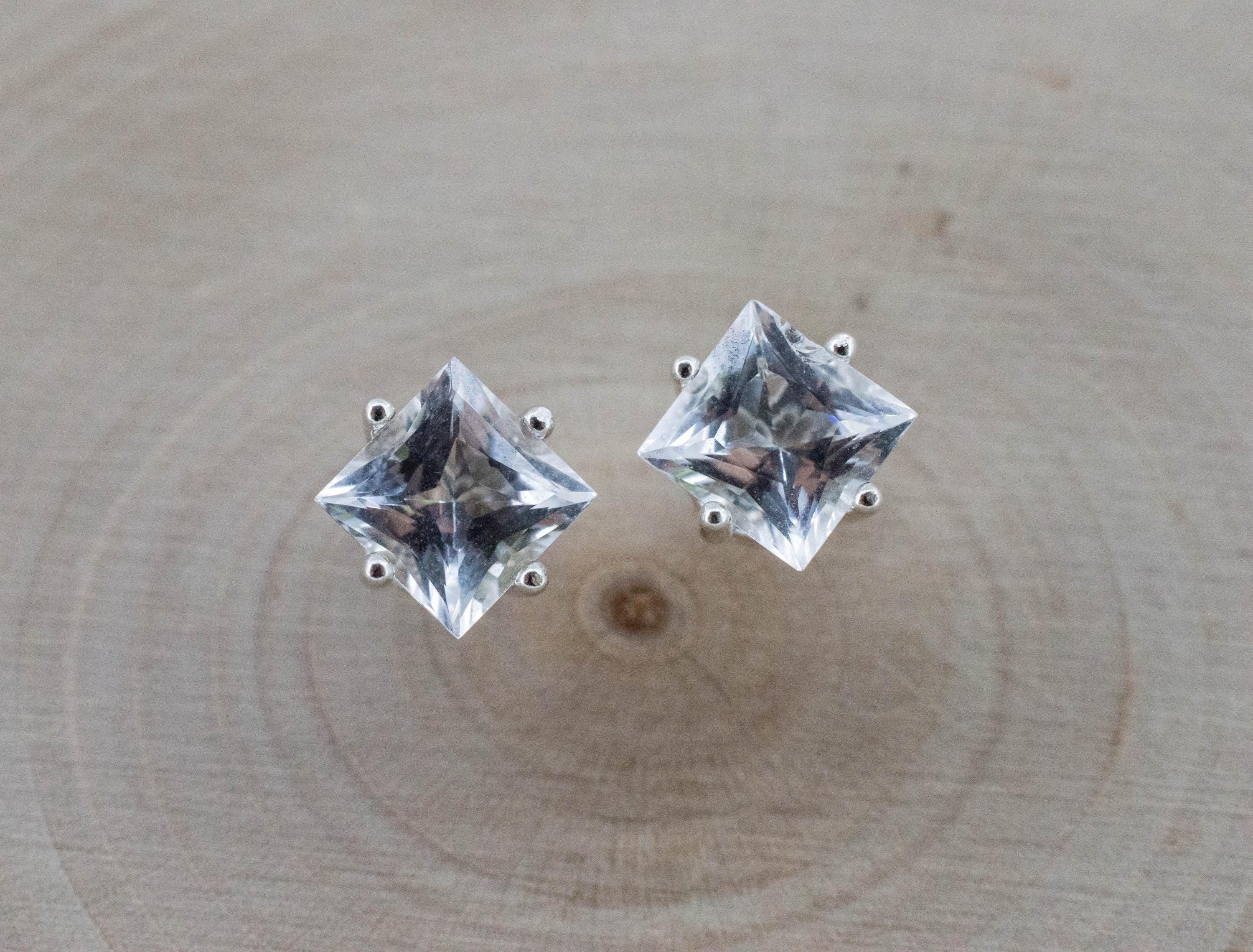 Topaz Earrings; Natural Untreated Brazil Topaz; 2.295cts