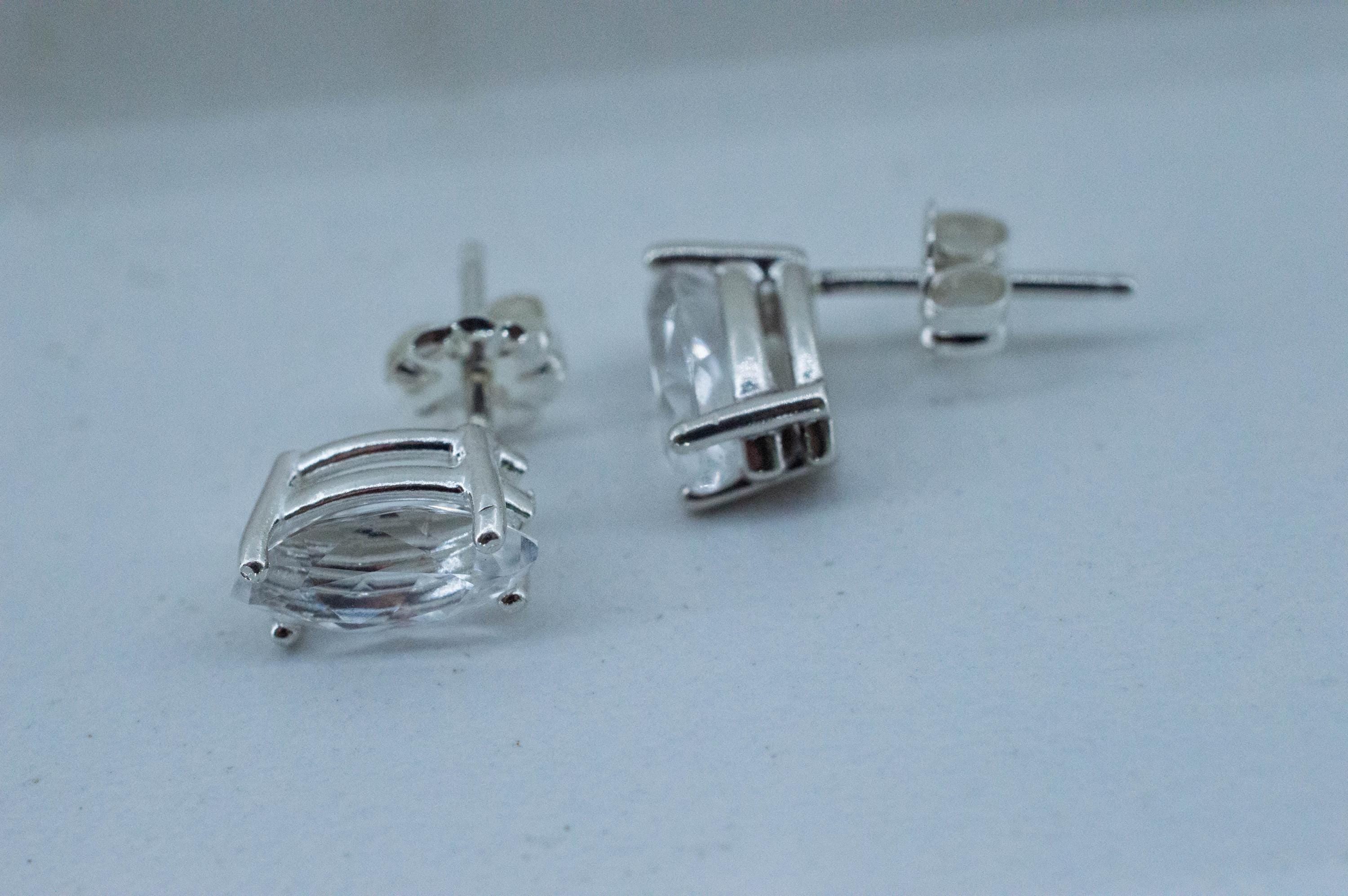 Topaz Earrings; Natural Untreated Brazil Topaz; 2.565cts