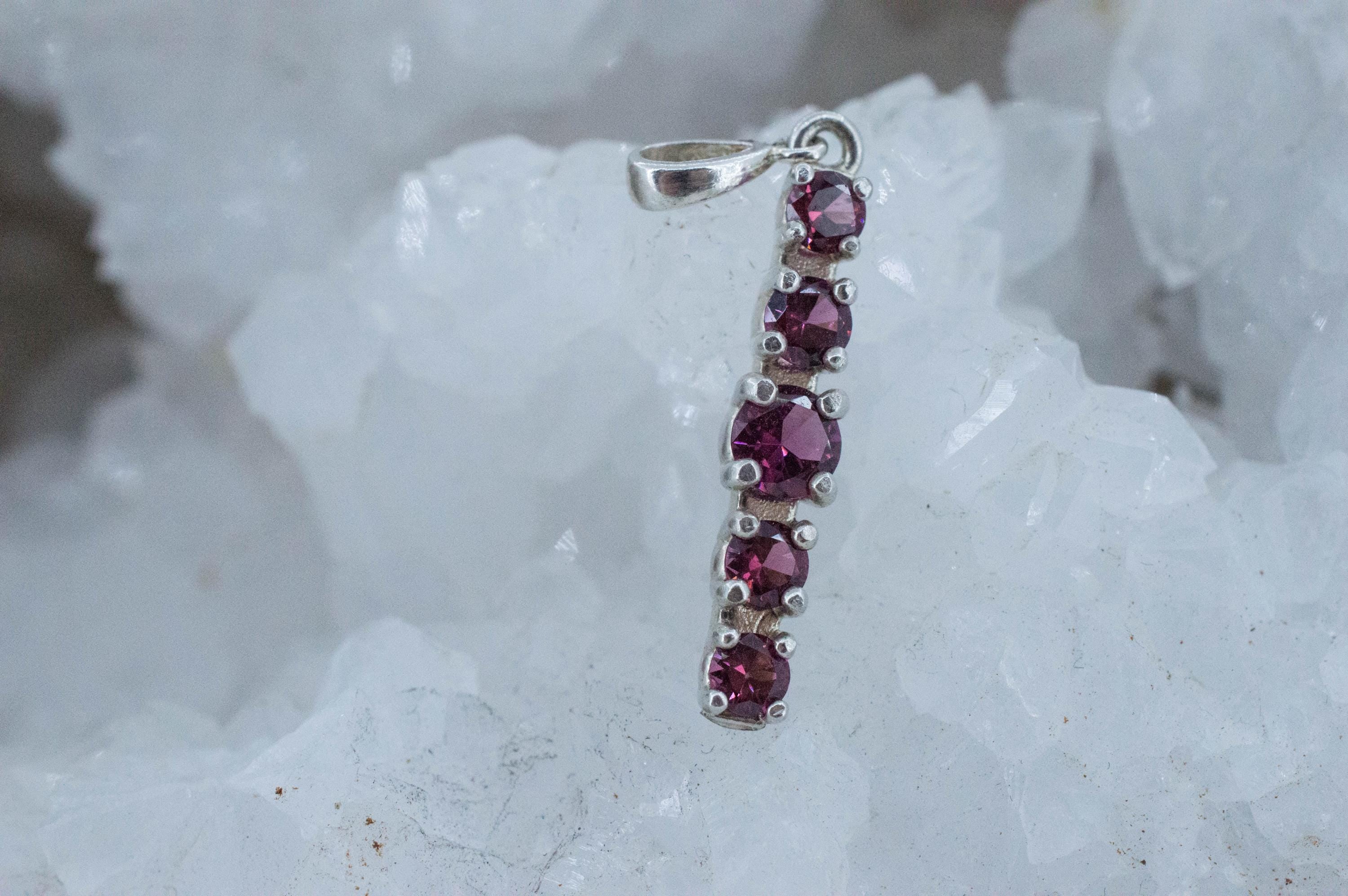 Umbalite Garnet Pendant; Natural Untreated Tanzanian Garnet; 1.650cts