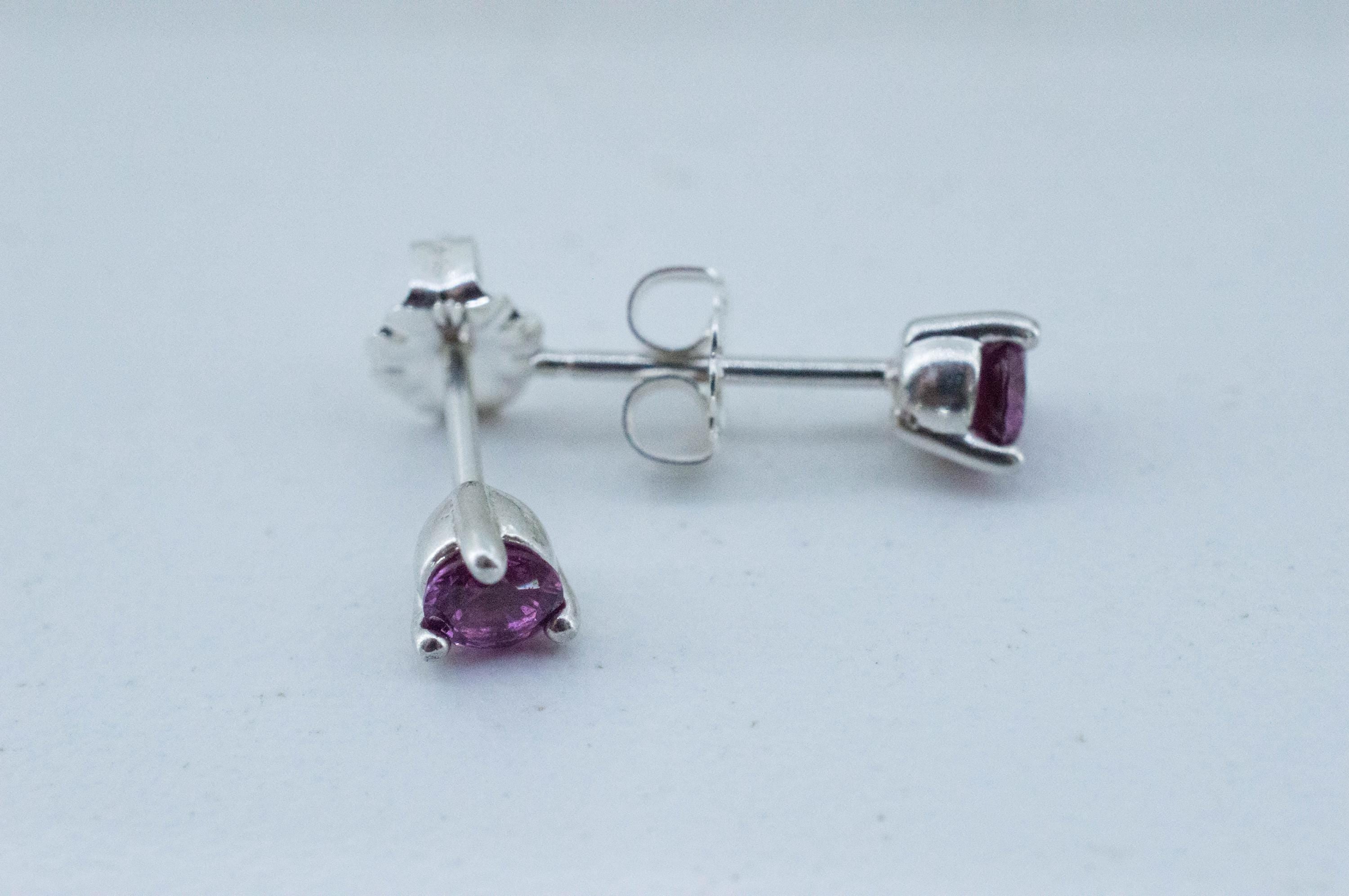 Umbalite Garnet Earrings, Natural Untreated Tanzanian Garnet; 0.530cts - Mark Oliver Gems