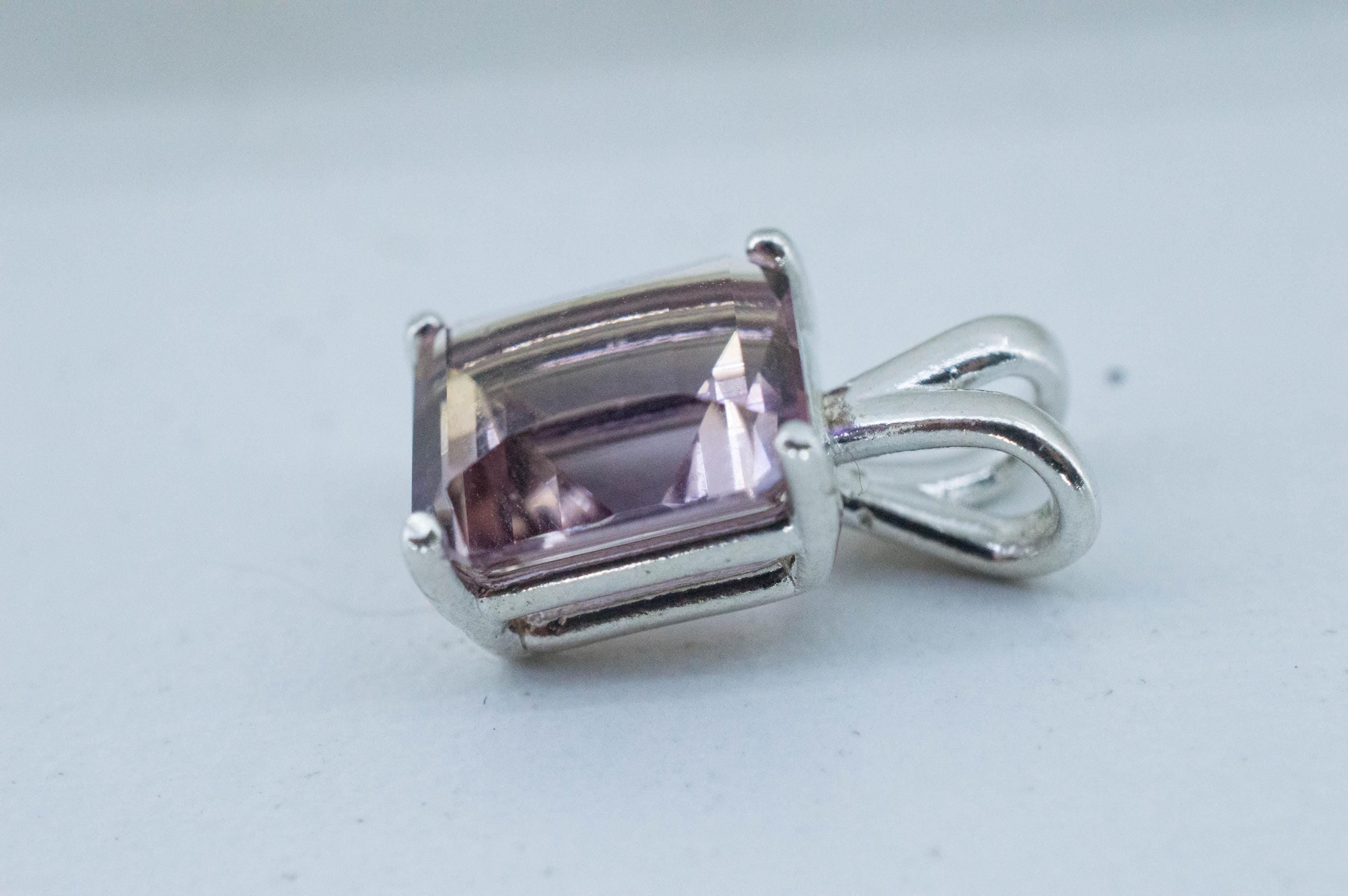 Ametrine Pendant; Natural Untreated Bolivia Ametrine; 3.340cts