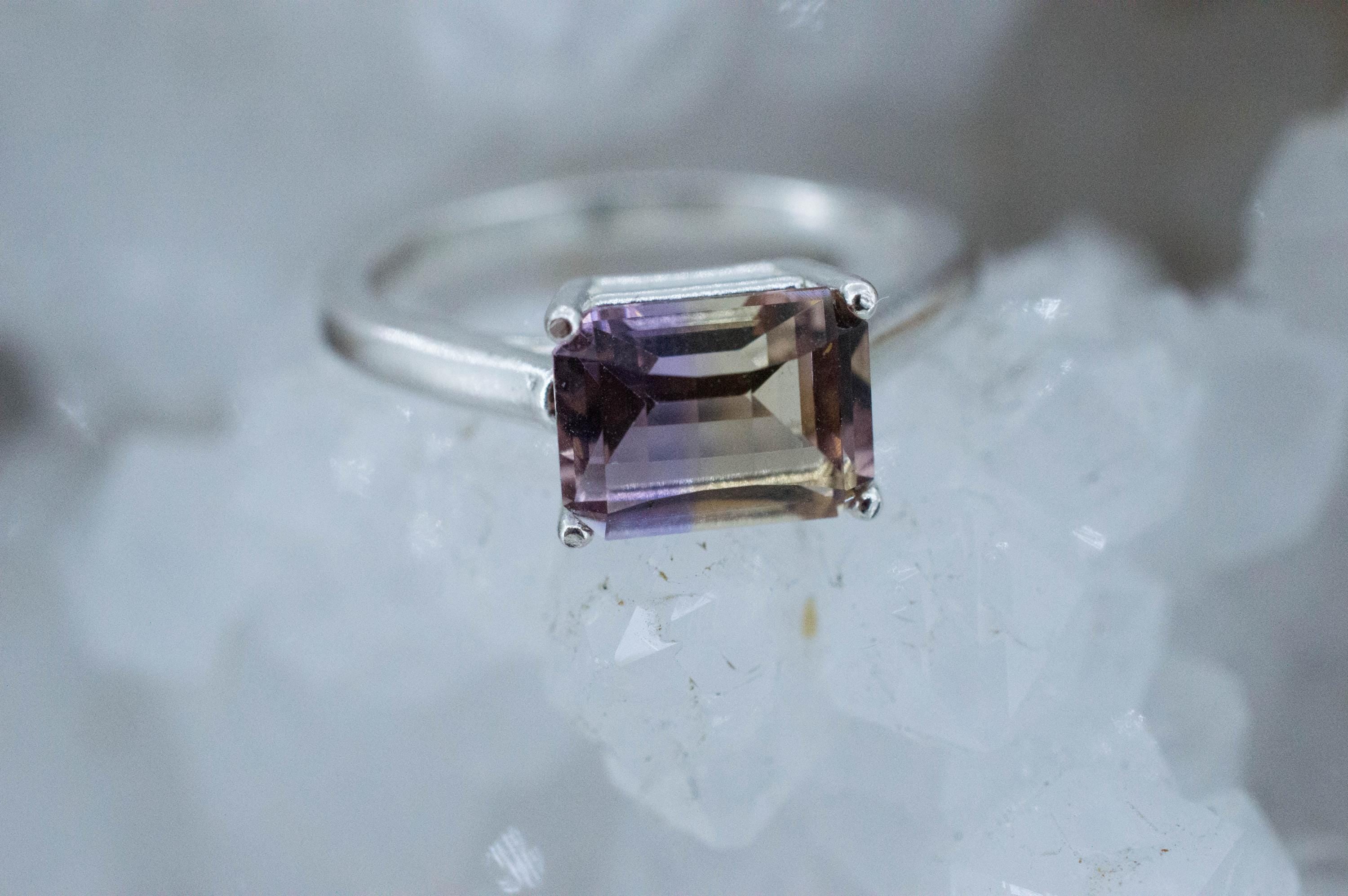 Ametrine Ring, Natural Untreated Bolivian Ametrine; 1.770cts