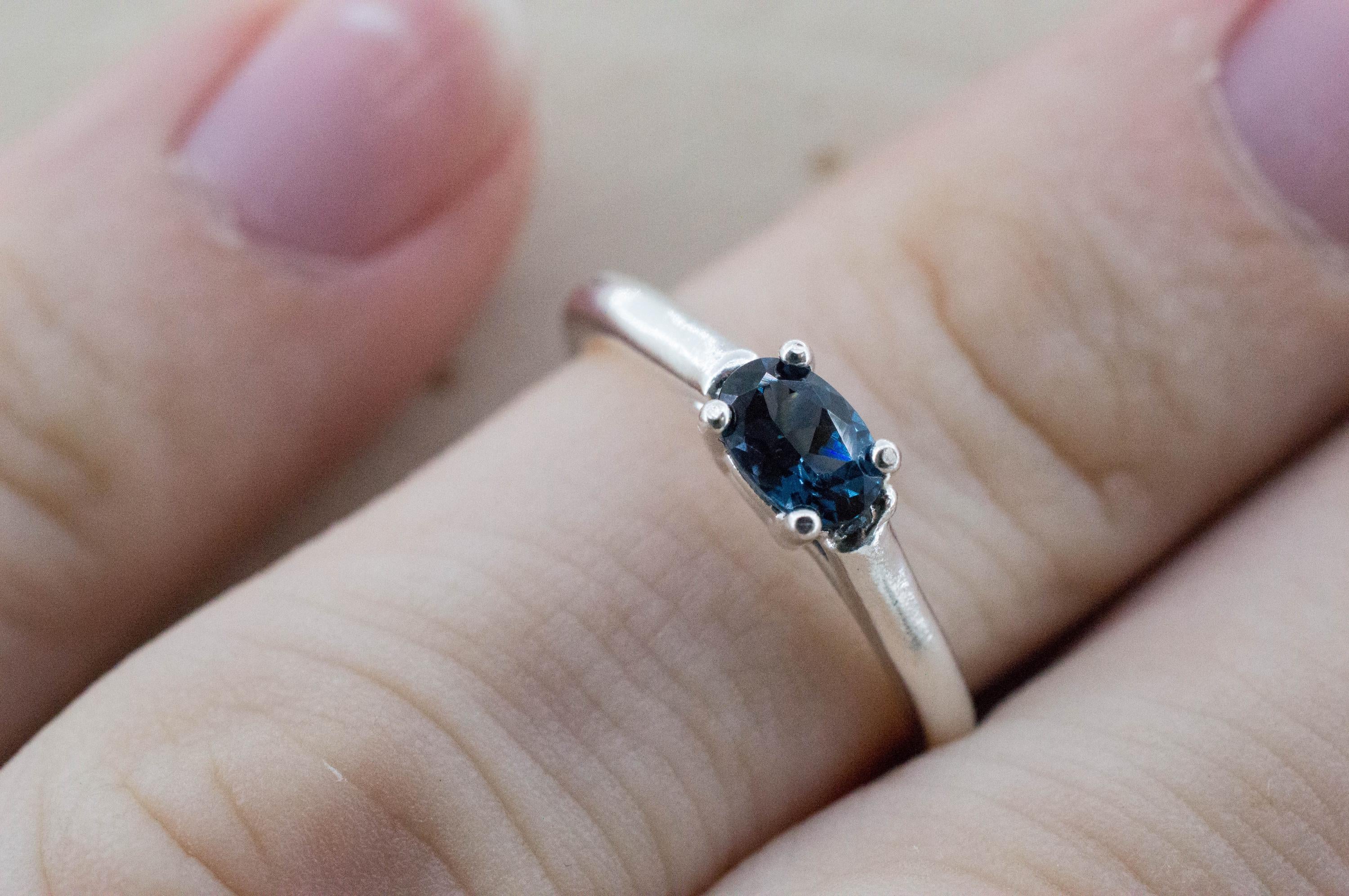 Blue Spinel Ring, Natural Untreated Burma Spinel; 0.510cts