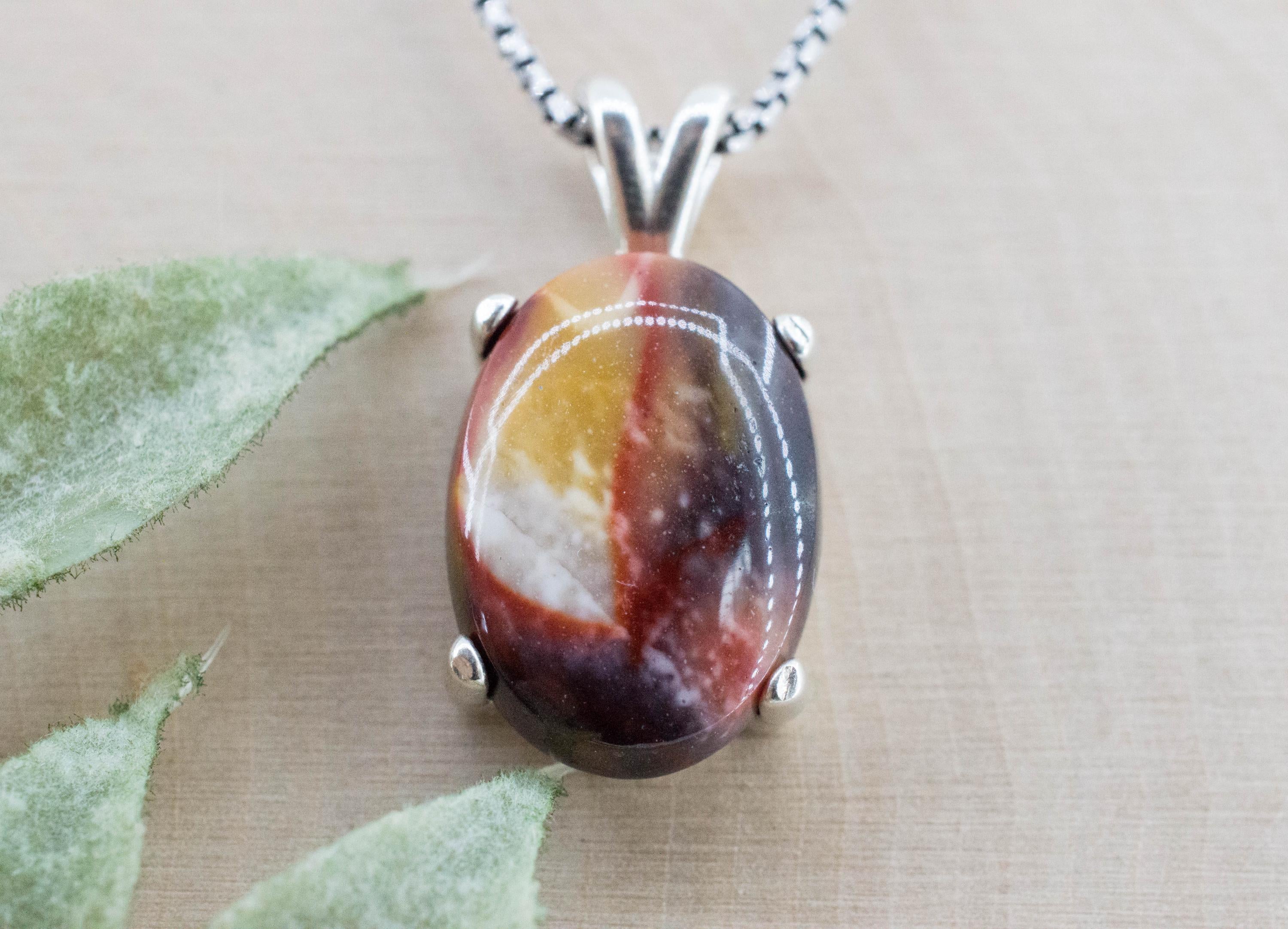 Mookaite Jasper Pendant; Natural Untreated Australian Jasper; 9.785cts