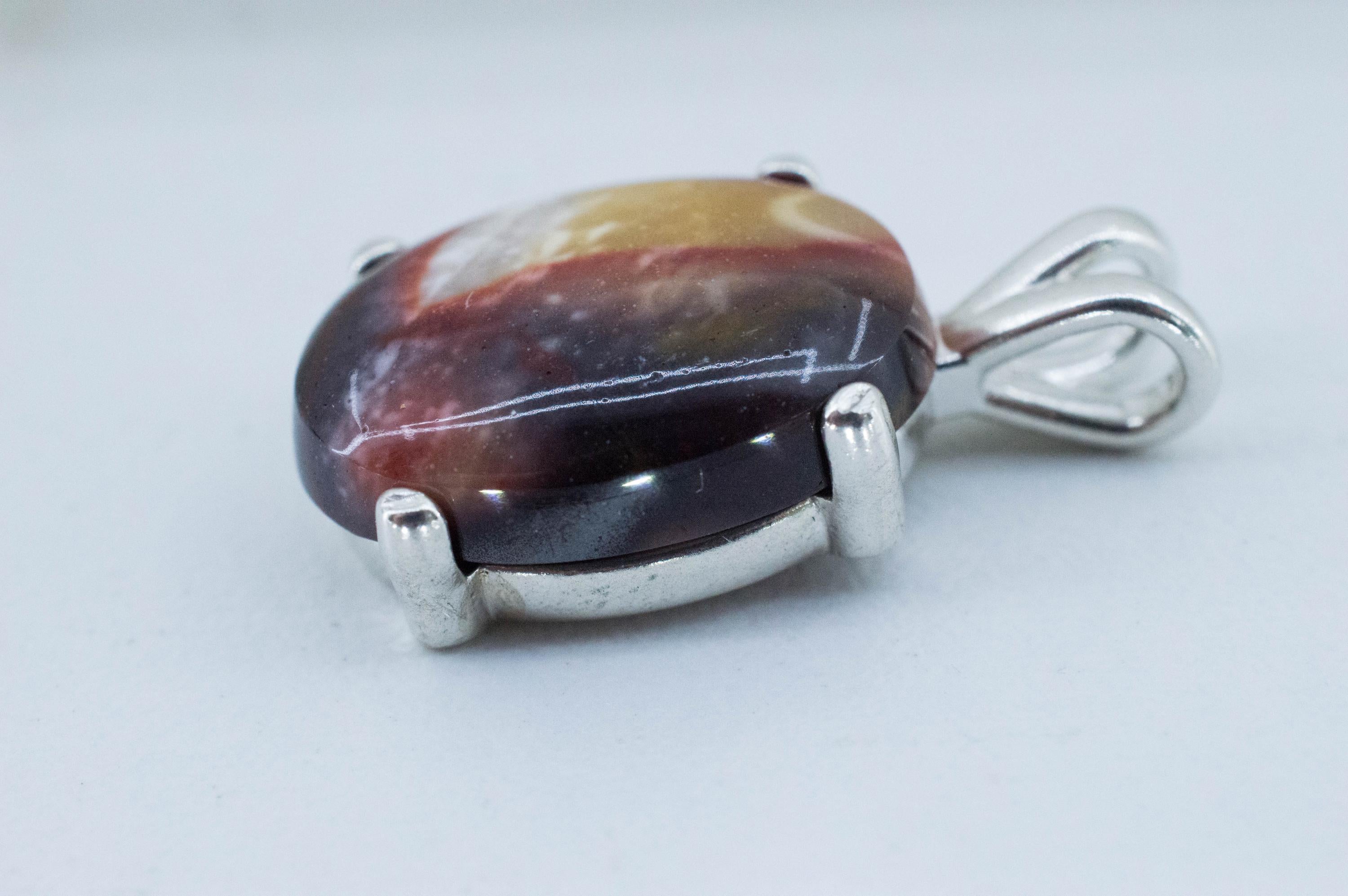 Mookaite Jasper Pendant; Natural Untreated Australian Jasper; 9.785cts