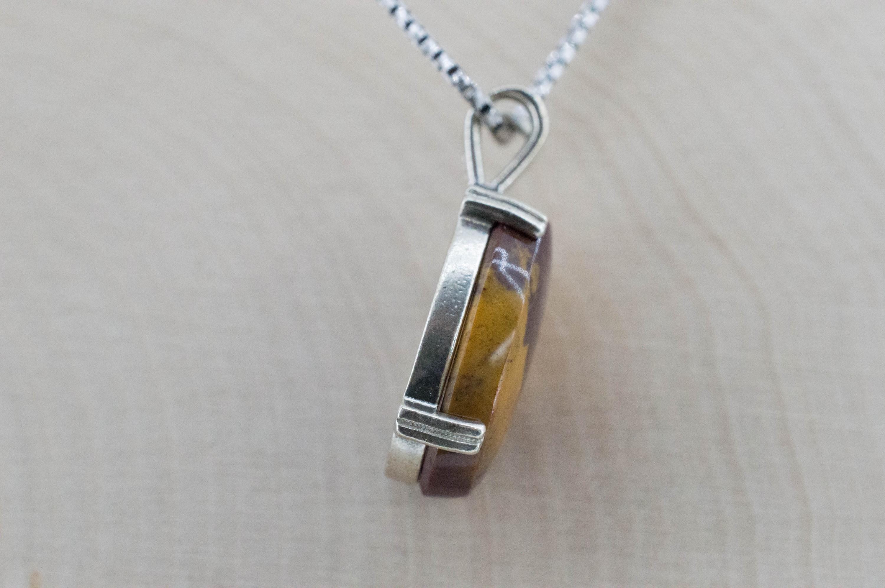 Mookaite Jasper Pendant; Natural Untreated Australian Jasper; 11.090cts