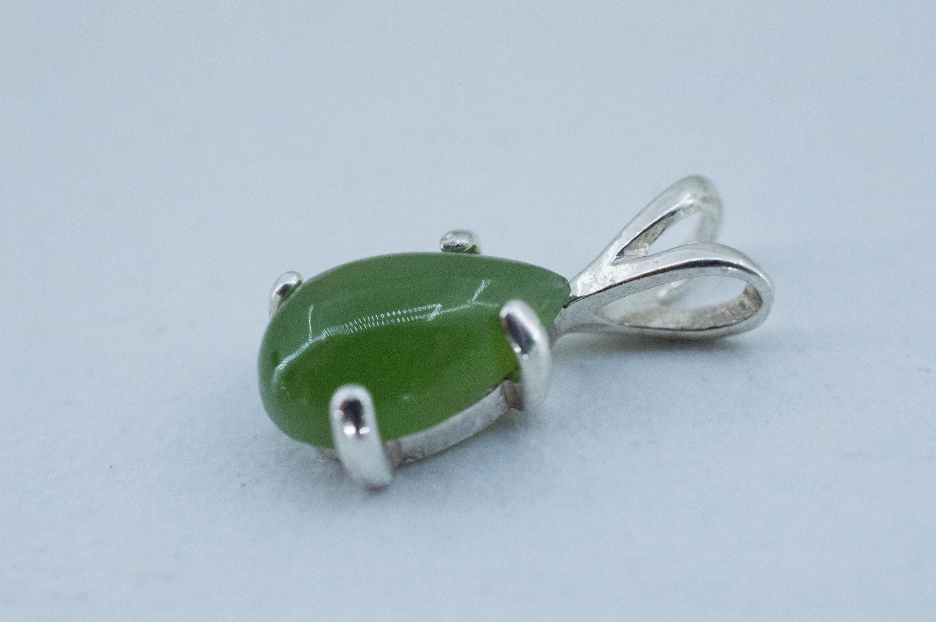 Jadeite Pendant; Natural Untreated Burma Jade; 1.160cts