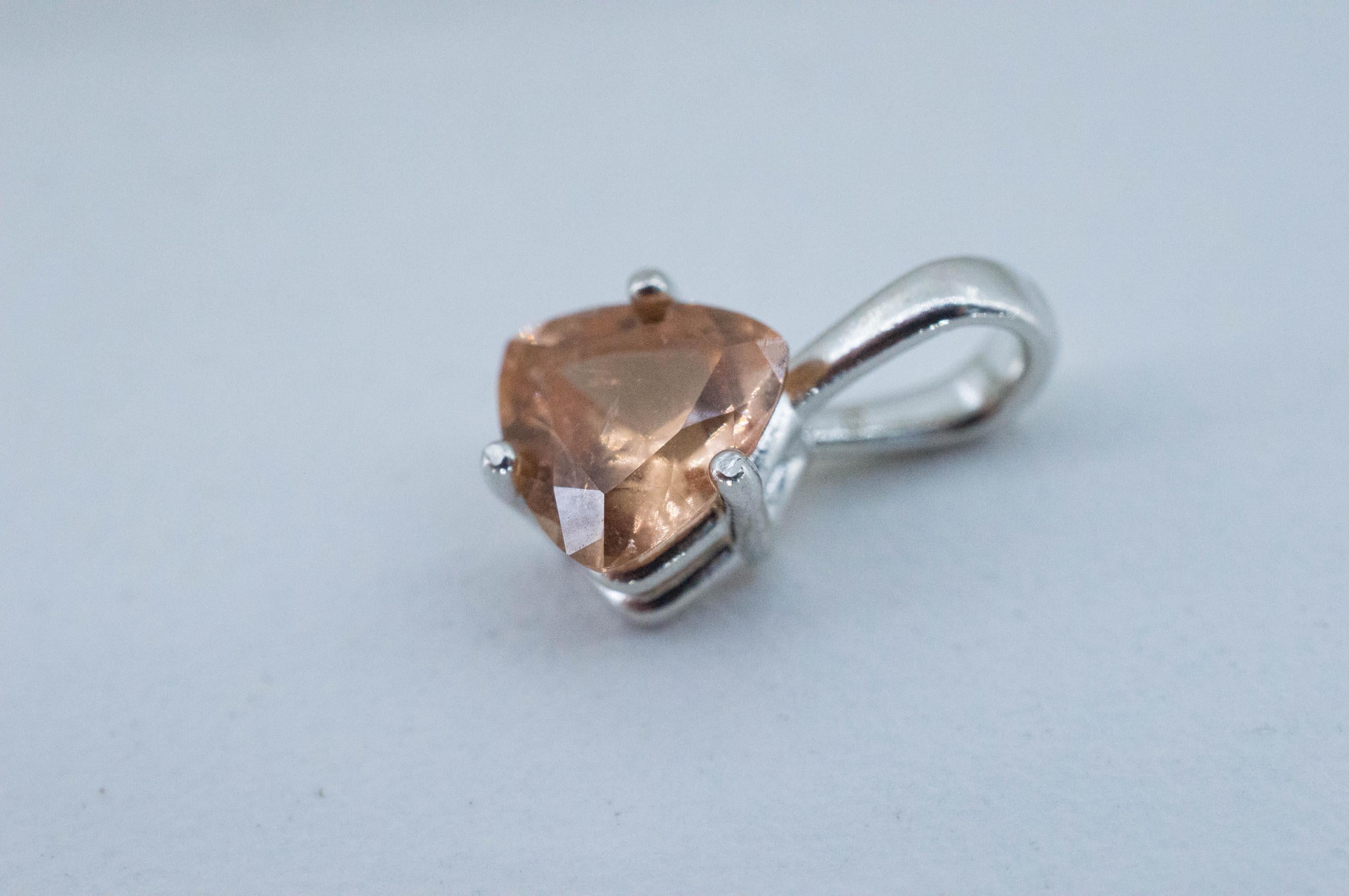 Hessonite Garnet Pendant; Natural Untreated Canada Garnet; 1.860cts