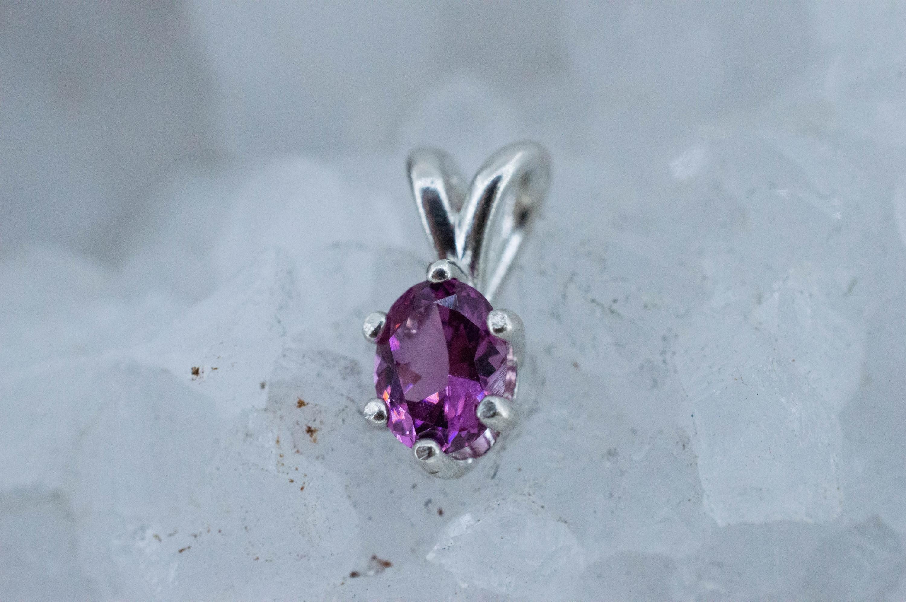 Umbalite Garnet Pendant; Natural Untreated Tanzanian Garnet; 0.745cts