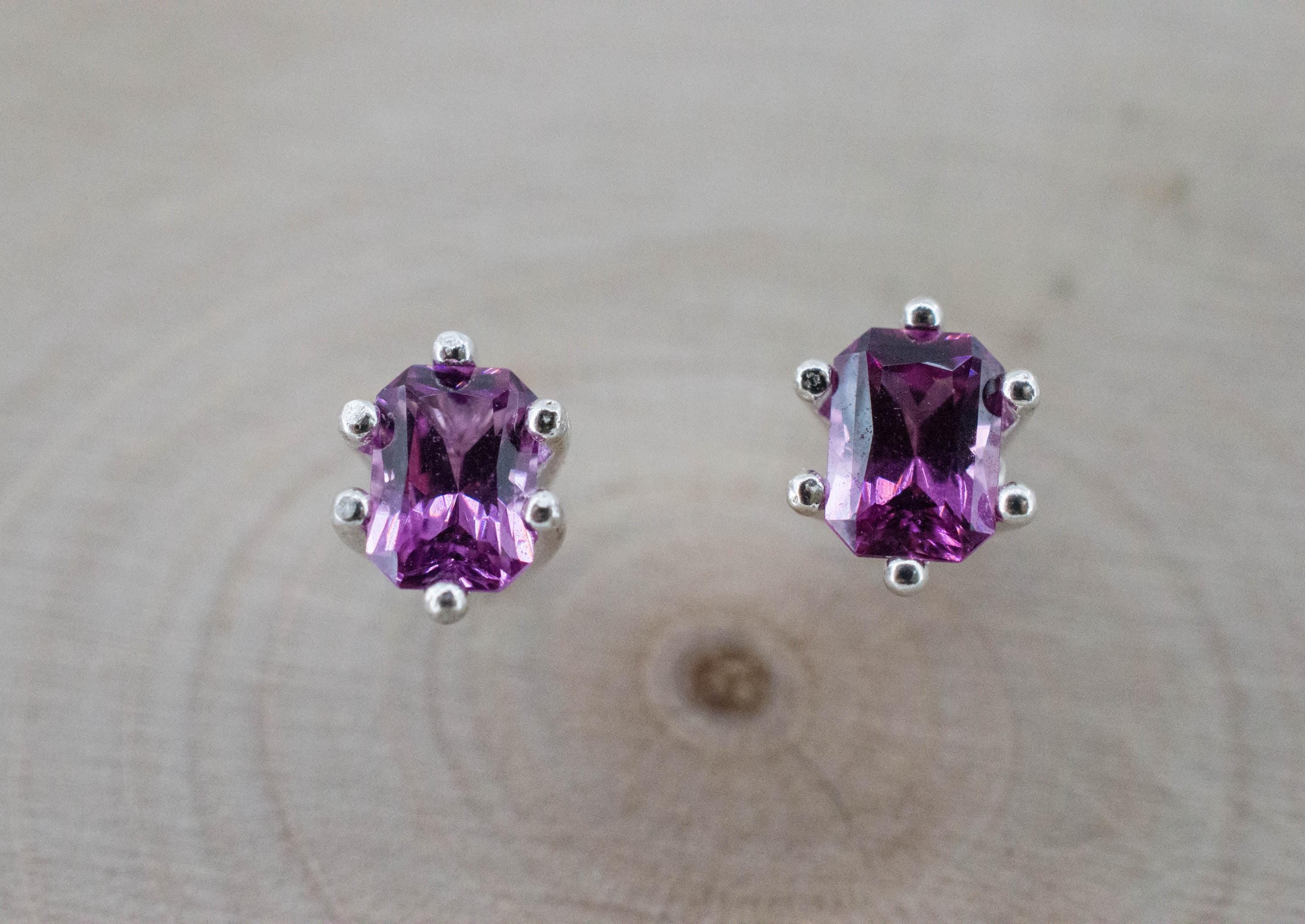 Umbalite Garnet Earrings, Natural Untreated Tanzanian Garnet; 0.820cts - Mark Oliver Gems