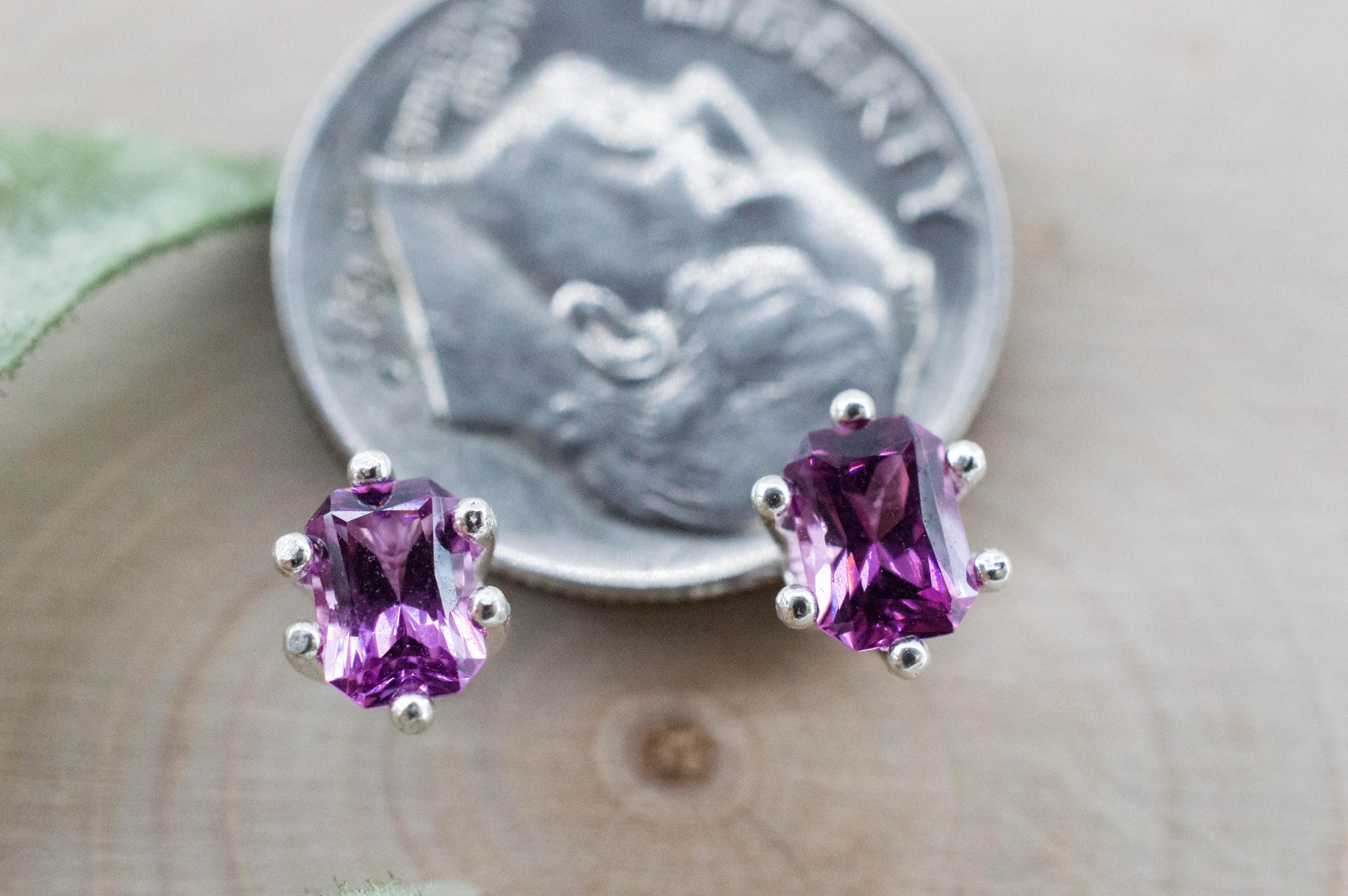 Umbalite Garnet Earrings, Natural Untreated Tanzanian Garnet; 0.820cts - Mark Oliver Gems