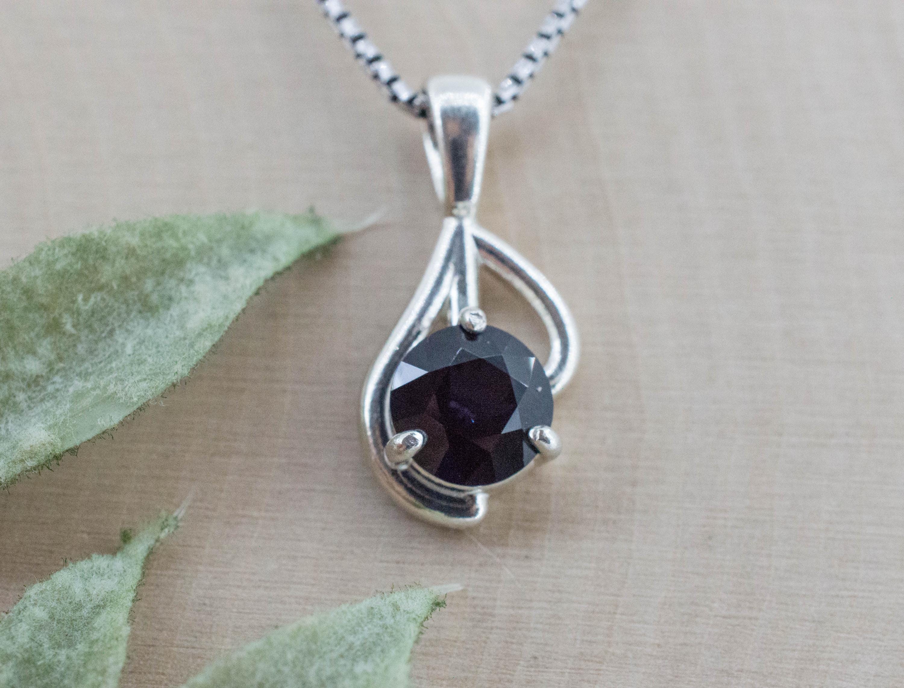 Blue Spinel Pendant; Natural Untreated Sri Lanka Spinel; 1.895cts