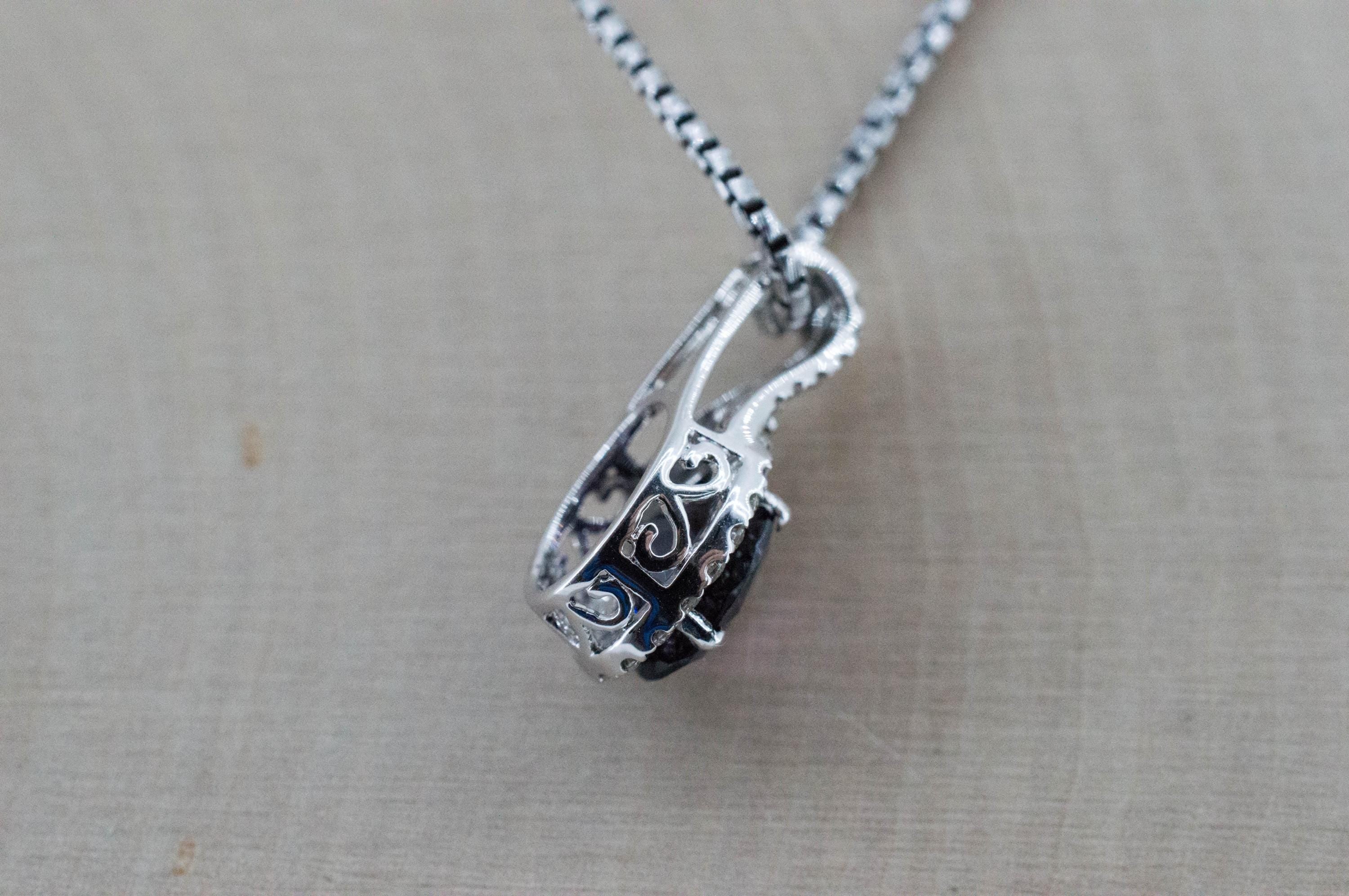 Purple Spinel Pendant; Natural Untreated Sri Lanka Spinel; 1.550cts