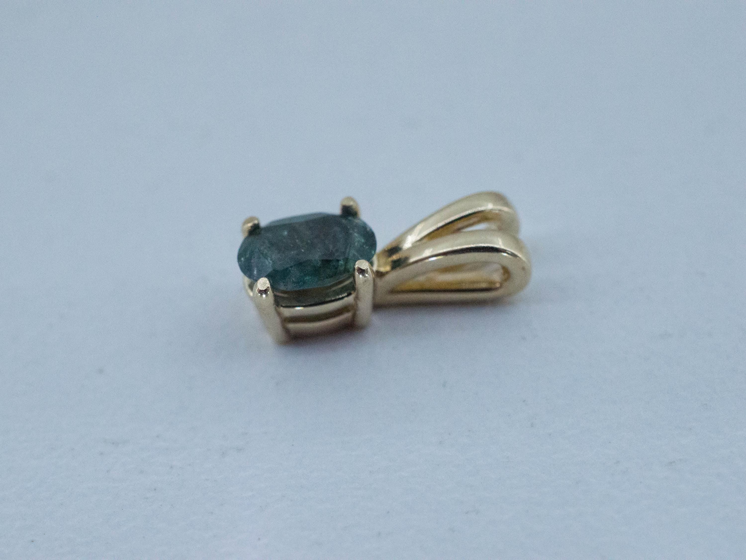 Alexandrite Pendant; Natural Untreated Brazil Alexandrite; 0.525cts