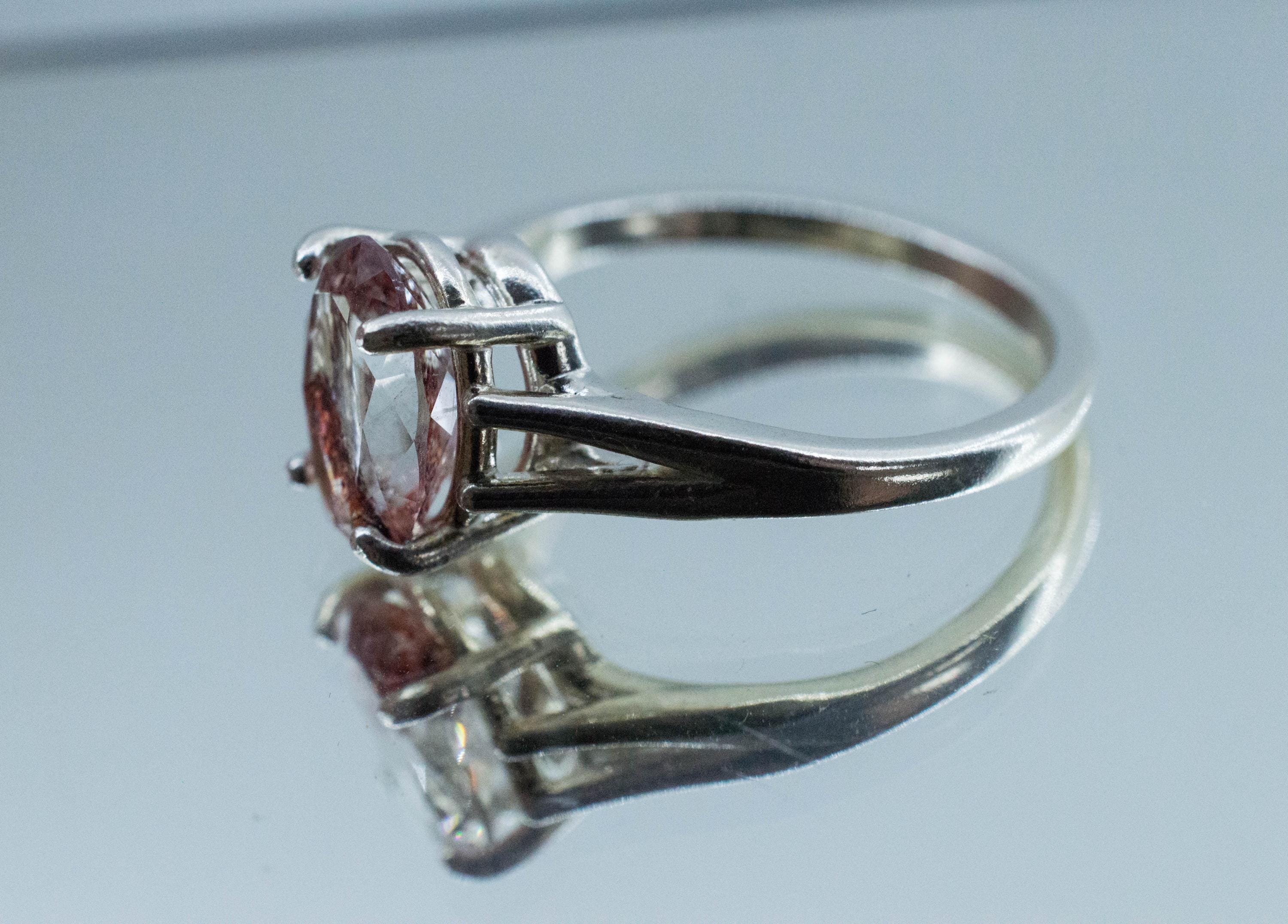 Hematite Quartz Ring; Natural Untreated Tanzania Fire and Ice Quartz; 2.120cts - Mark Oliver Gems
