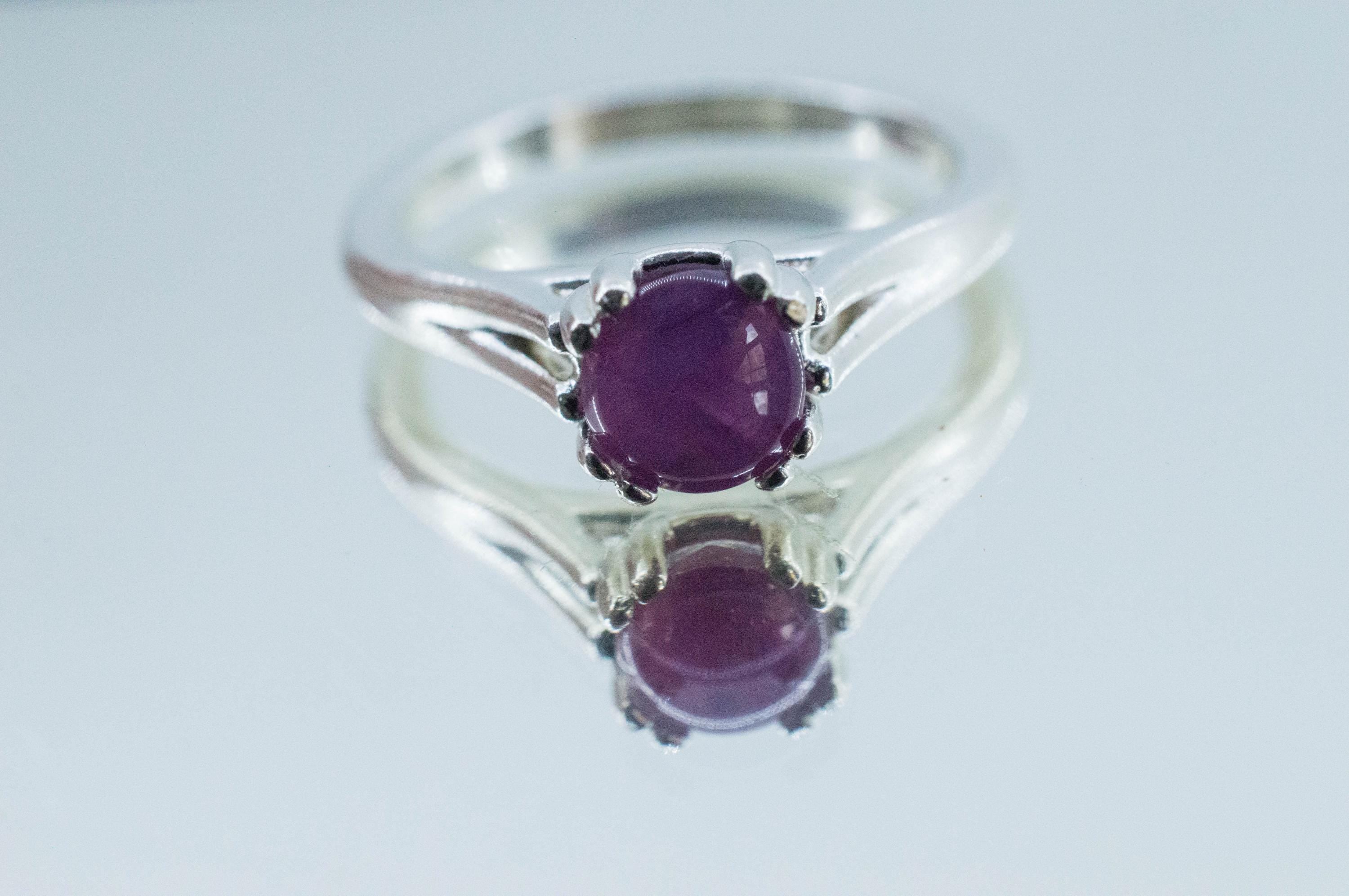 Star Ruby Ring; Natural Untreated Sri Lanka Ruby; 1.230cts
