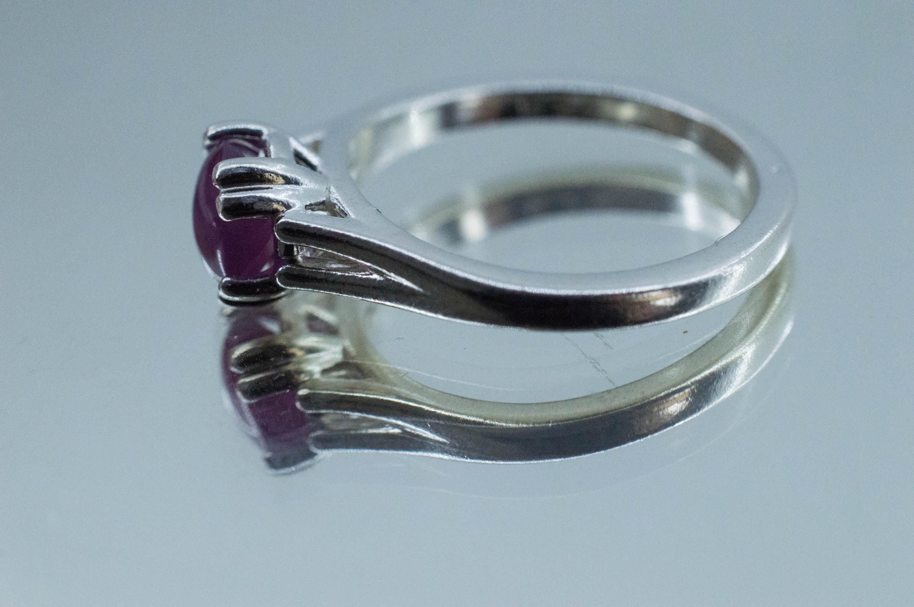 Star Ruby Ring; Natural Untreated Sri Lanka Ruby; 1.230cts