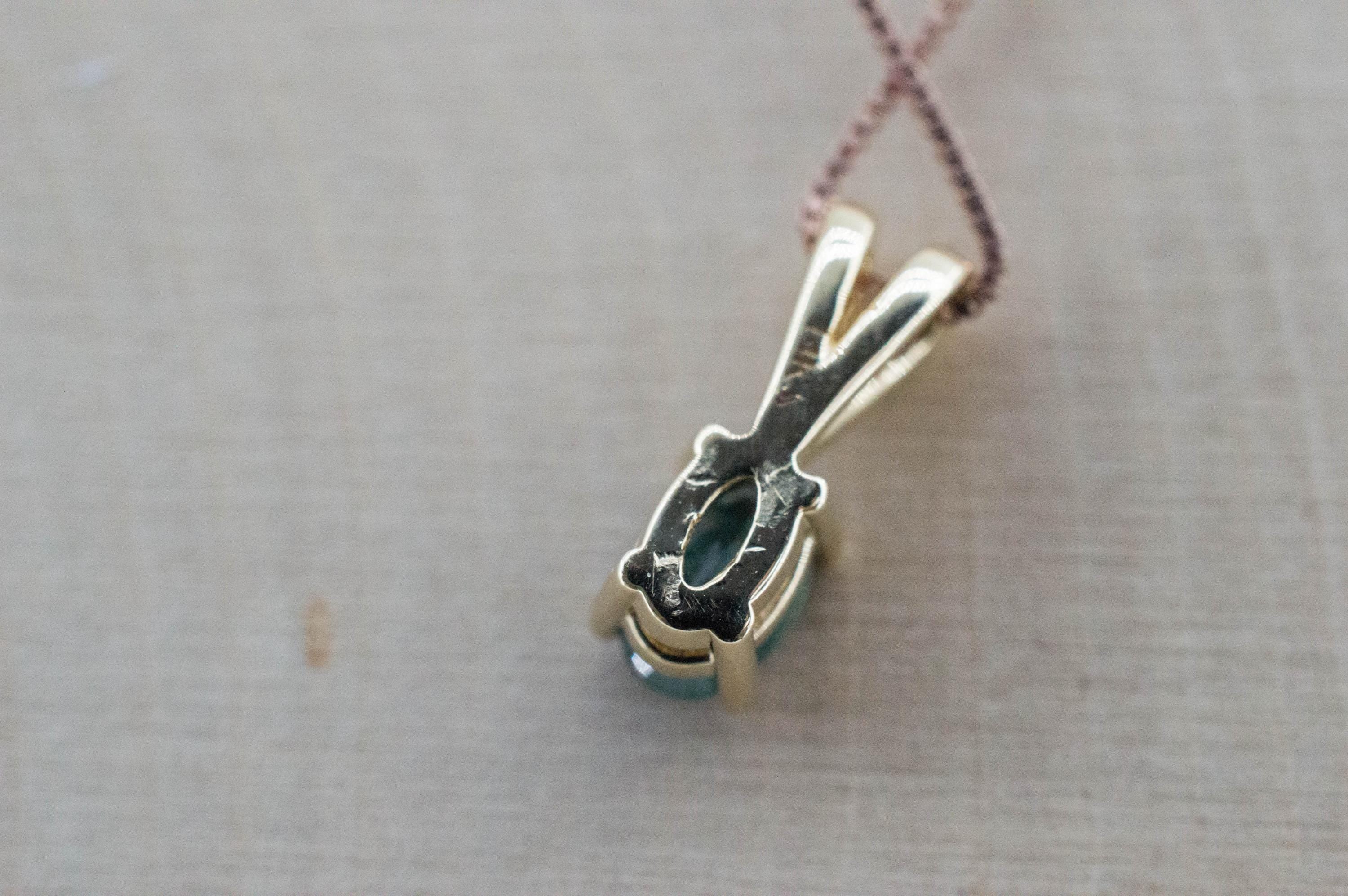 Alexandrite Pendant; Natural Untreated Brazil Alexandrite; 0.525cts