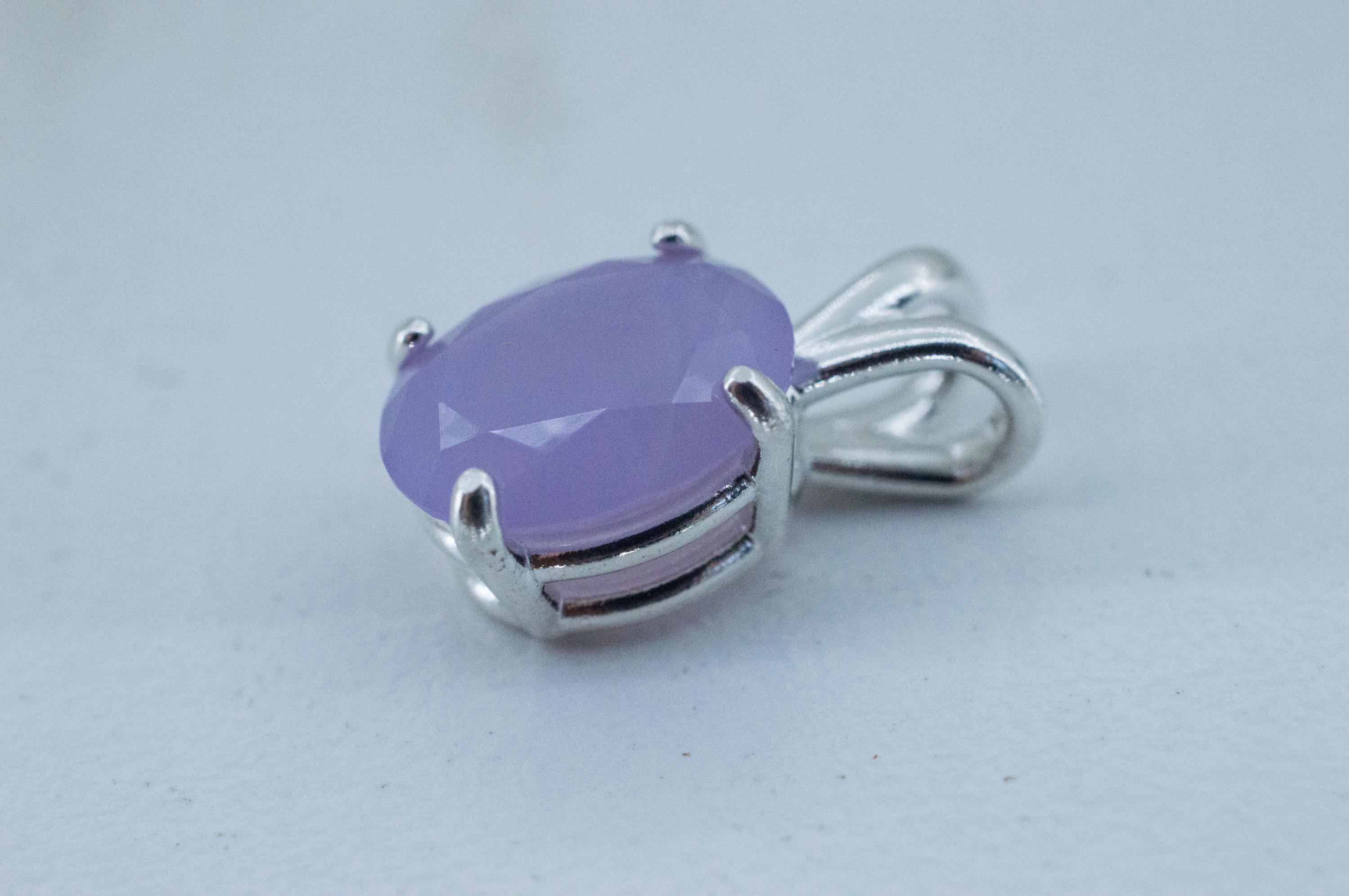 Holly Blue Agate Pendant; Natural Untreated Oregon Holley Agate; 3.165cts - Mark Oliver Gems