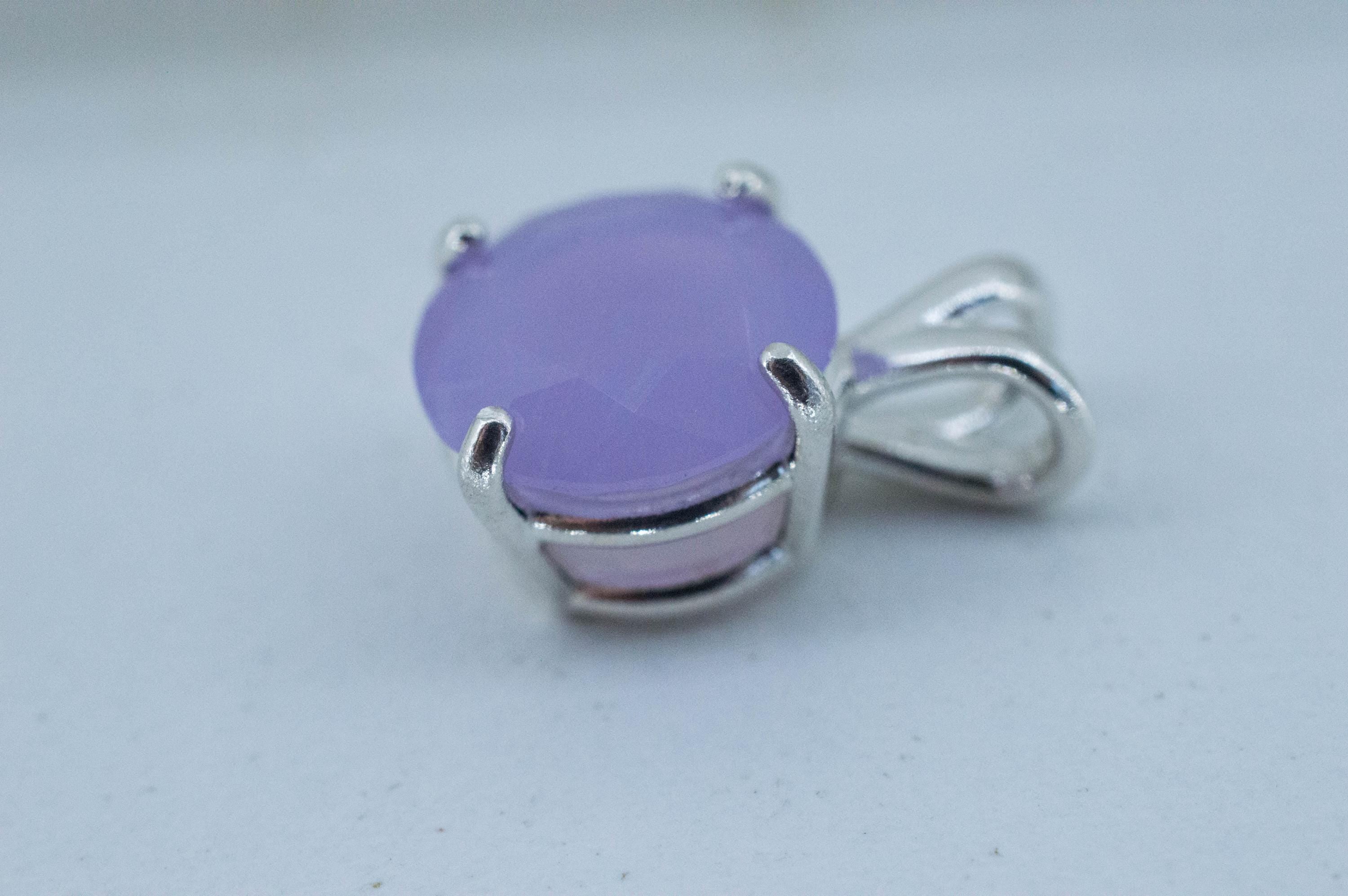 Holly Blue Agate Pendant; Natural Untreated Oregon Holley Agate; 3.840cts - Mark Oliver Gems