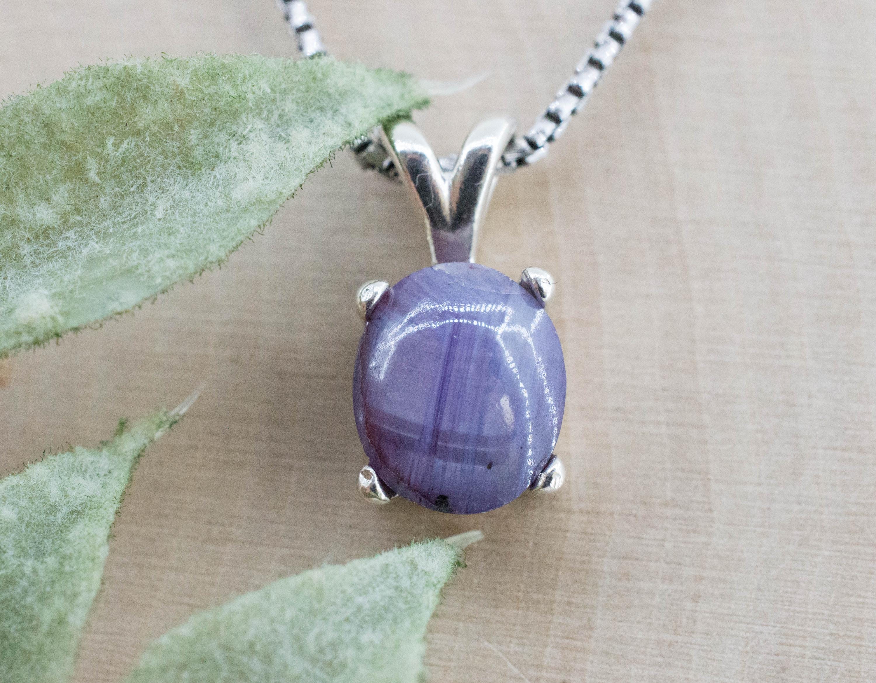 Star Ruby Pendant; Natural Untreated India Ruby; 4.270cts - Mark Oliver Gems