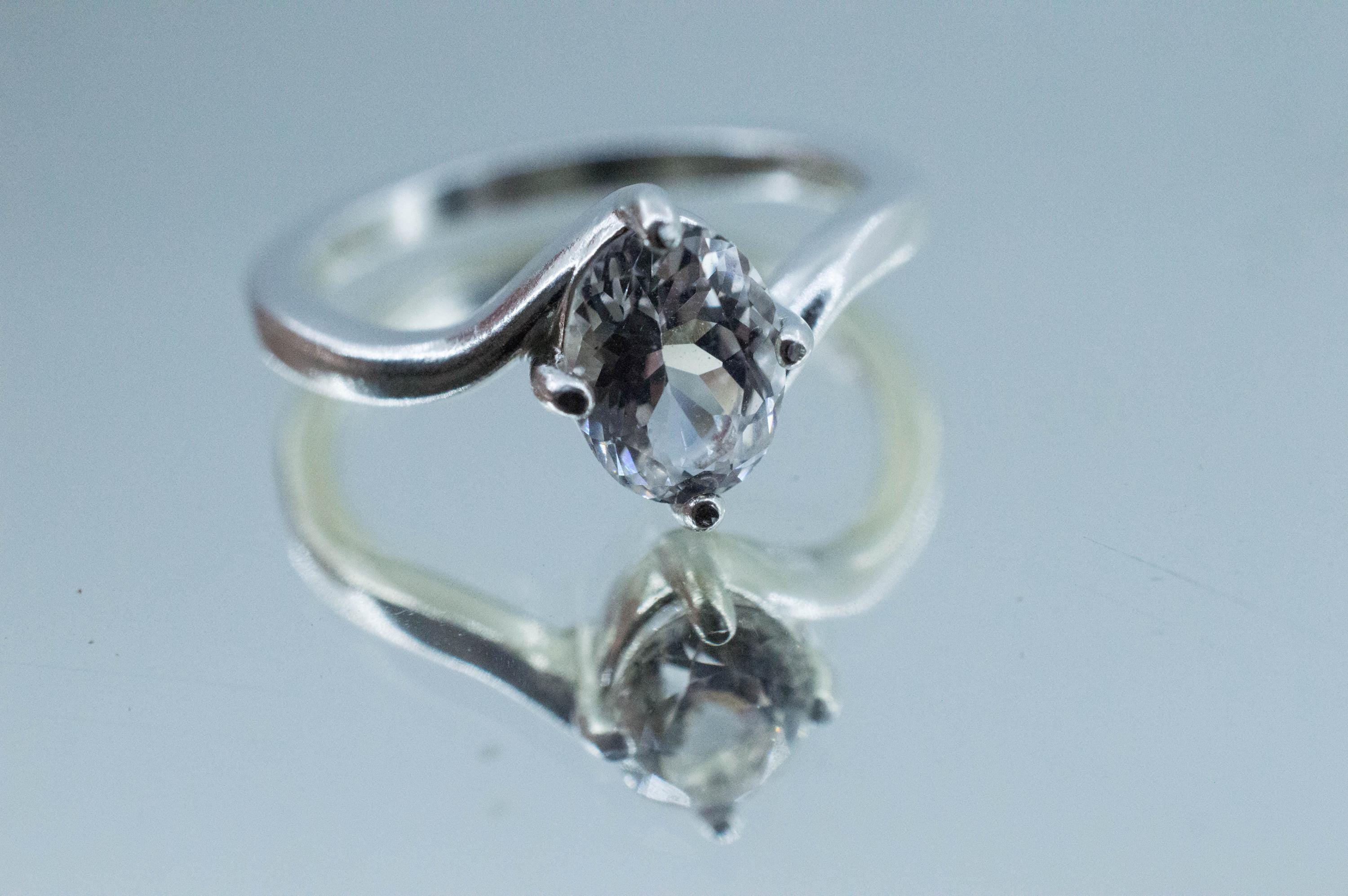 Danburite Ring; Natural Untreated Mexican Danburite; 1.310cts