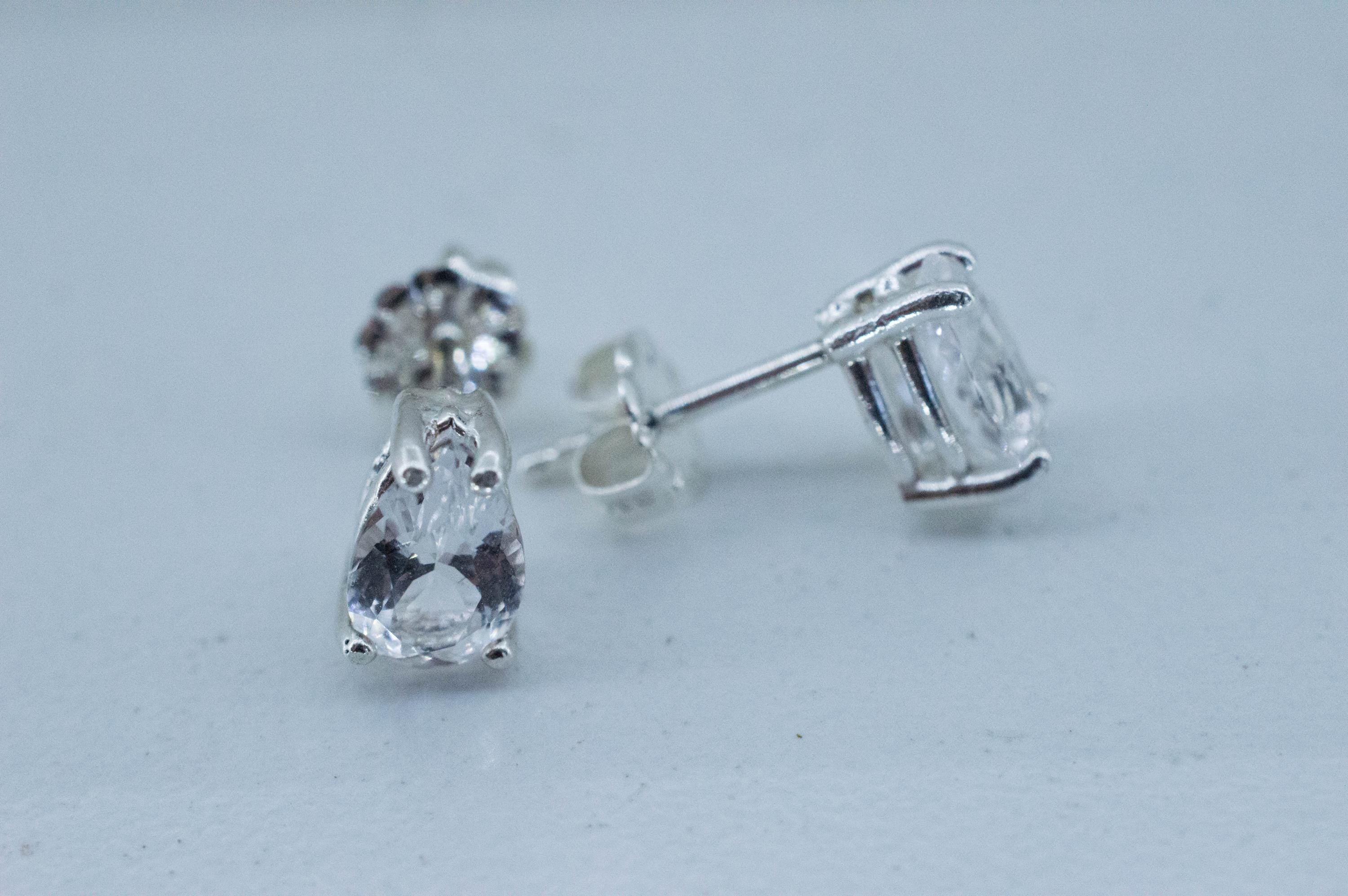 Danburite Earrings; Natural Untreated Mexico Danburite; 1.545cts - Mark Oliver Gems