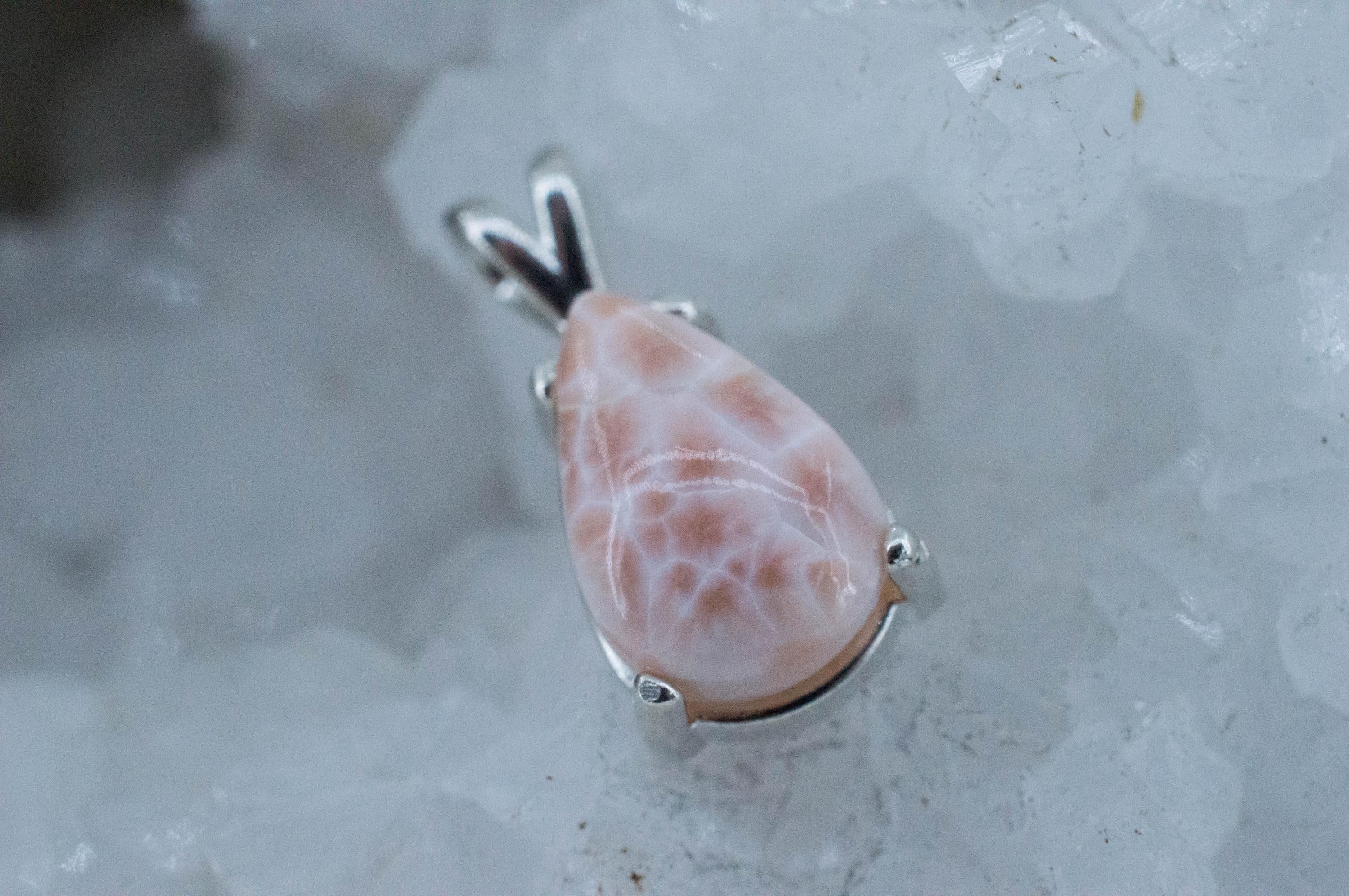 Thomsonite Pendant, Natural Untreated Michigan Thomsonite, 6.500cts