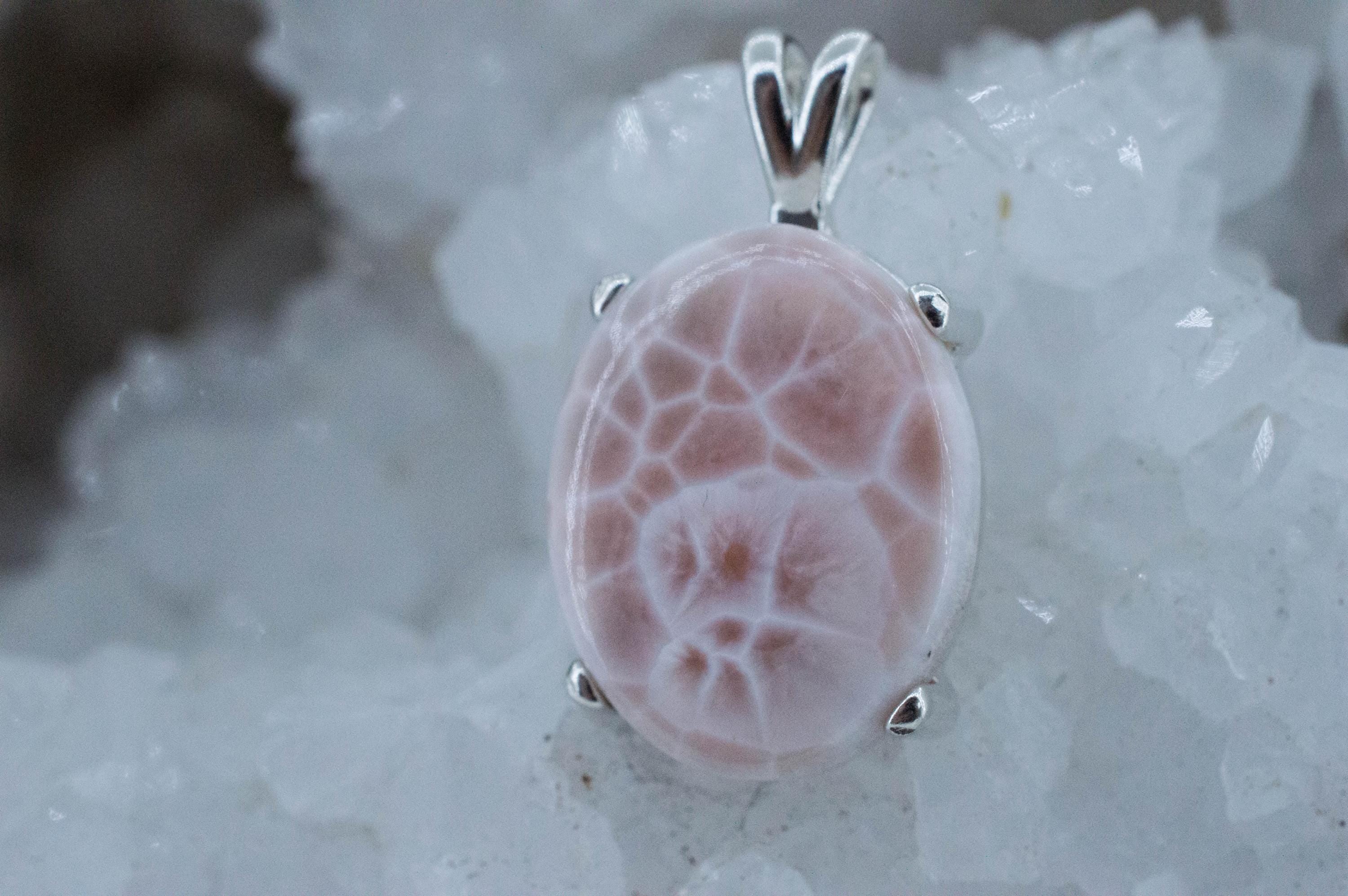 Thomsonite Pendant, Natural Untreated Michigan Thomsonite, 19.500cts