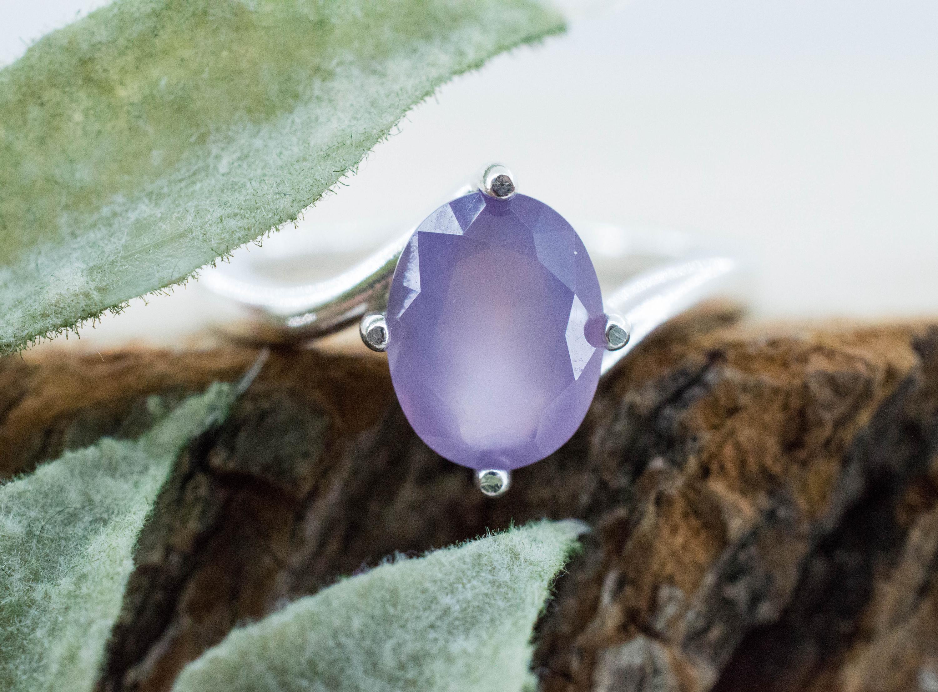 Holly Blue Agate Ring; Natural Untreated Oregon Holley Agate; 1.685cts