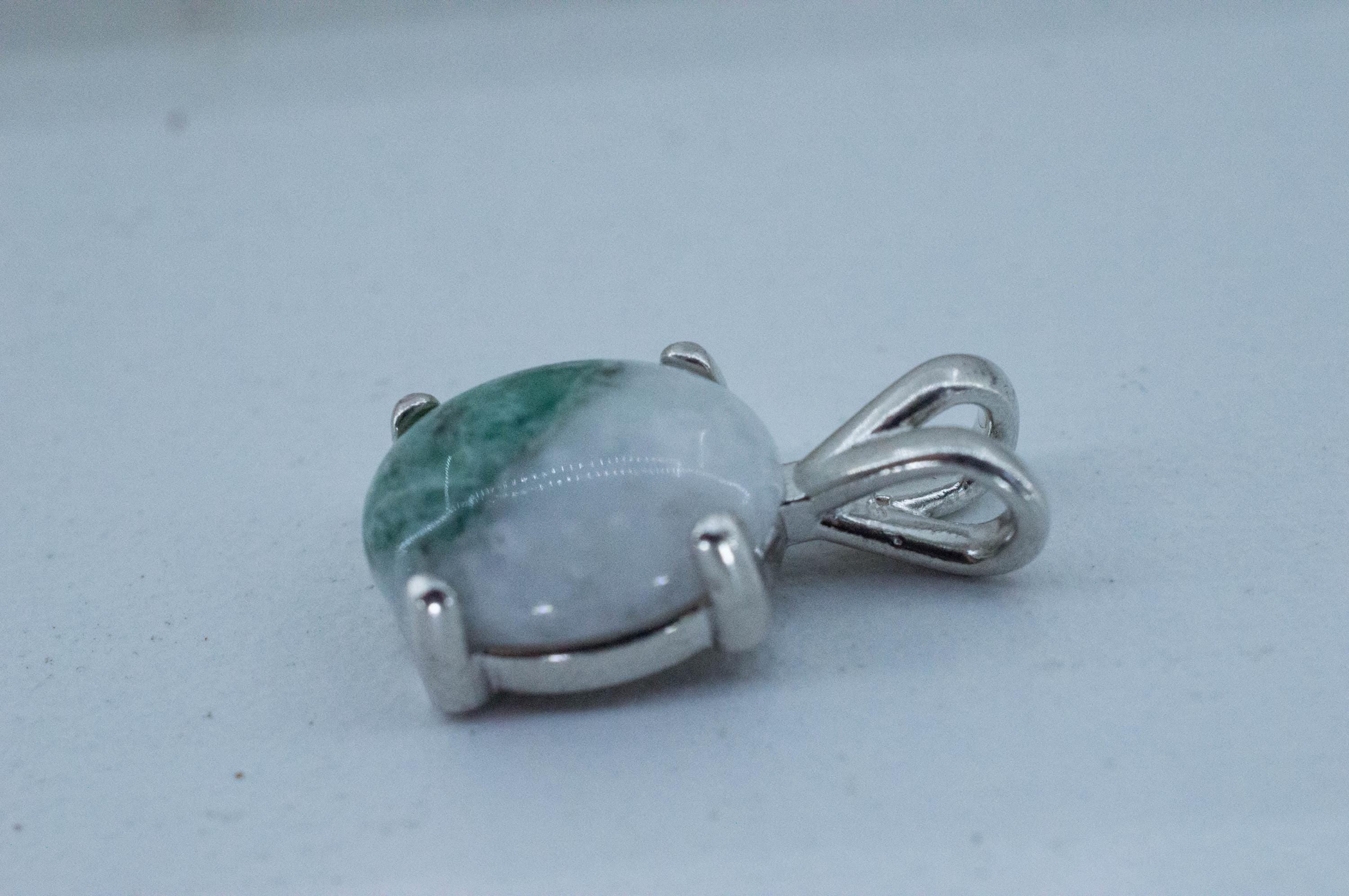 Emerald in Quartz Pendant, Natural Untreated Brazil Emerald Quartz; 4.140cts - Mark Oliver Gems