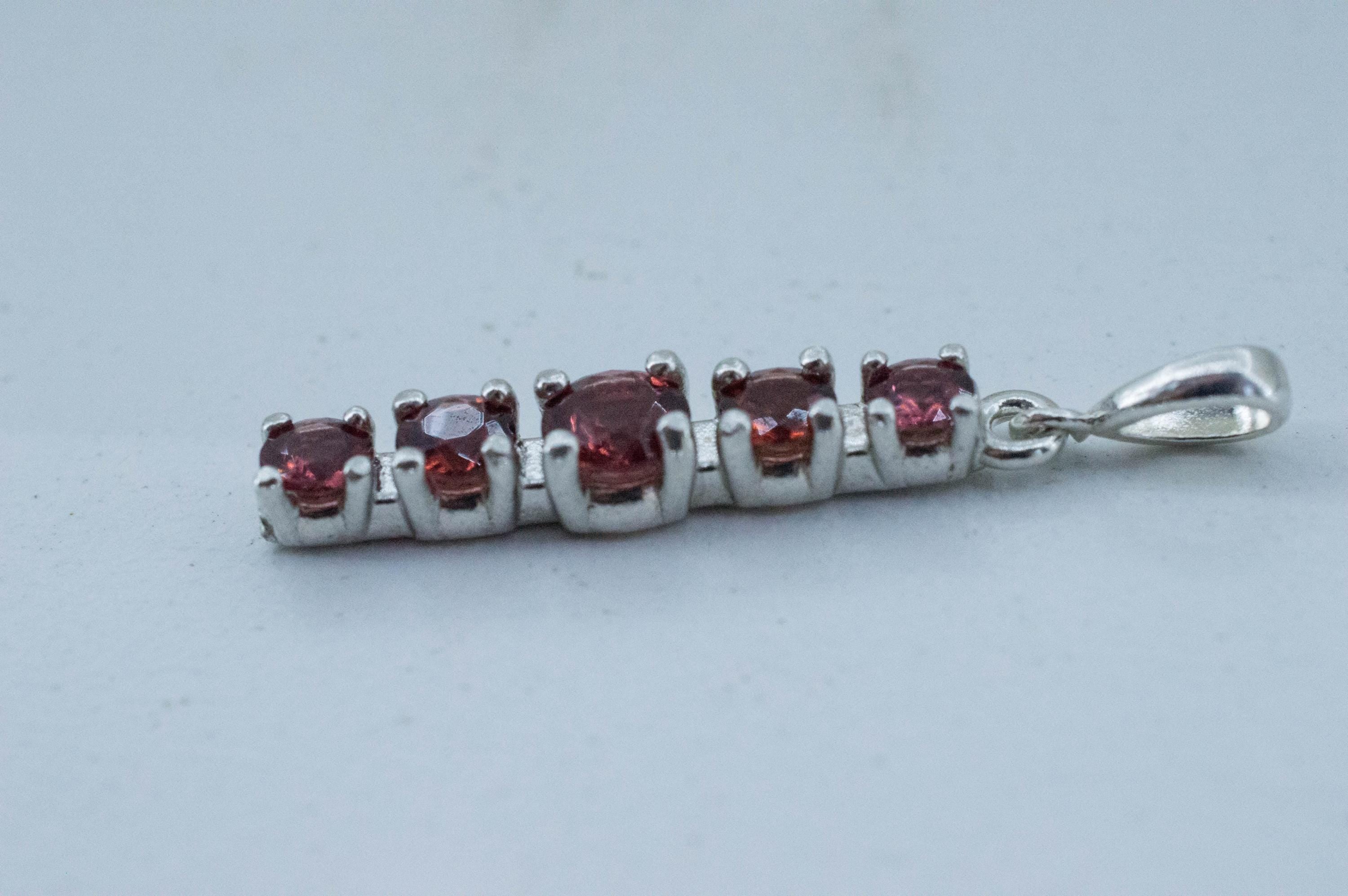Rhodolite Garnet Pendant; Natural Untreated North Carolina Garnet; 1.530cts - Mark Oliver Gems