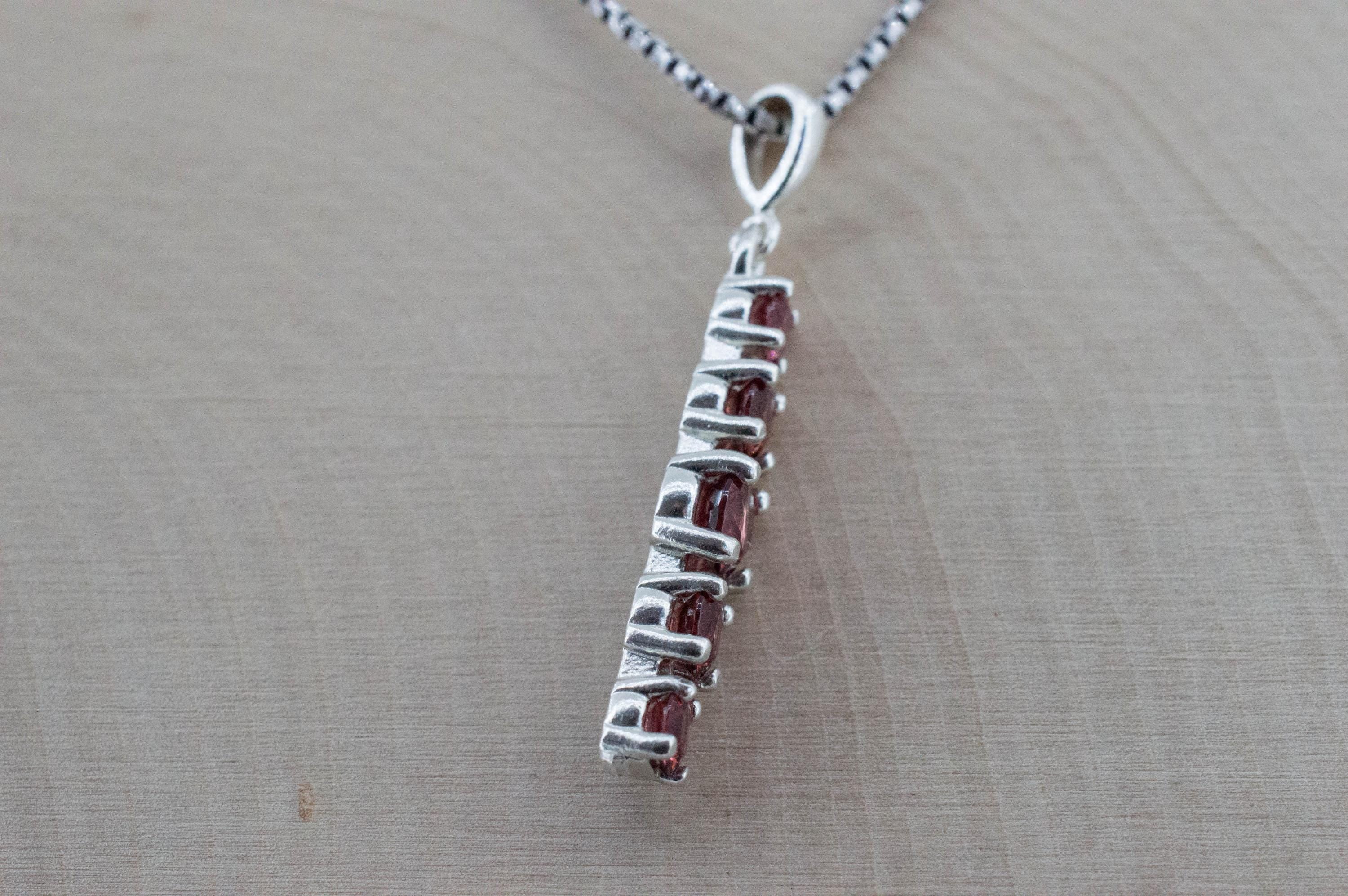 Rhodolite Garnet Pendant; Natural Untreated North Carolina Garnet; 1.530cts - Mark Oliver Gems