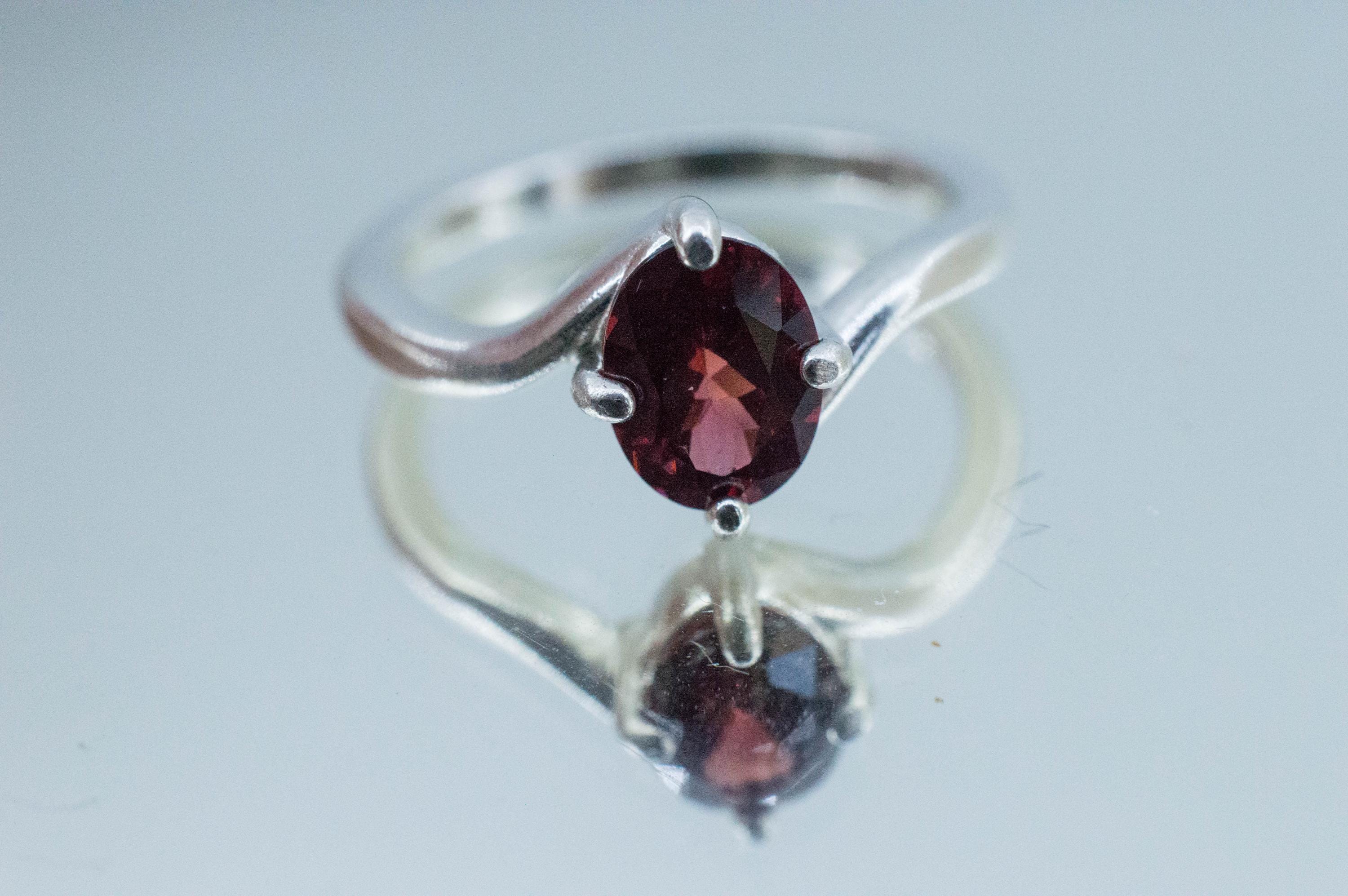 Rhodolite Garnet Ring; Natural Untreated North Carolina Garnet; 1.455cts - Mark Oliver Gems