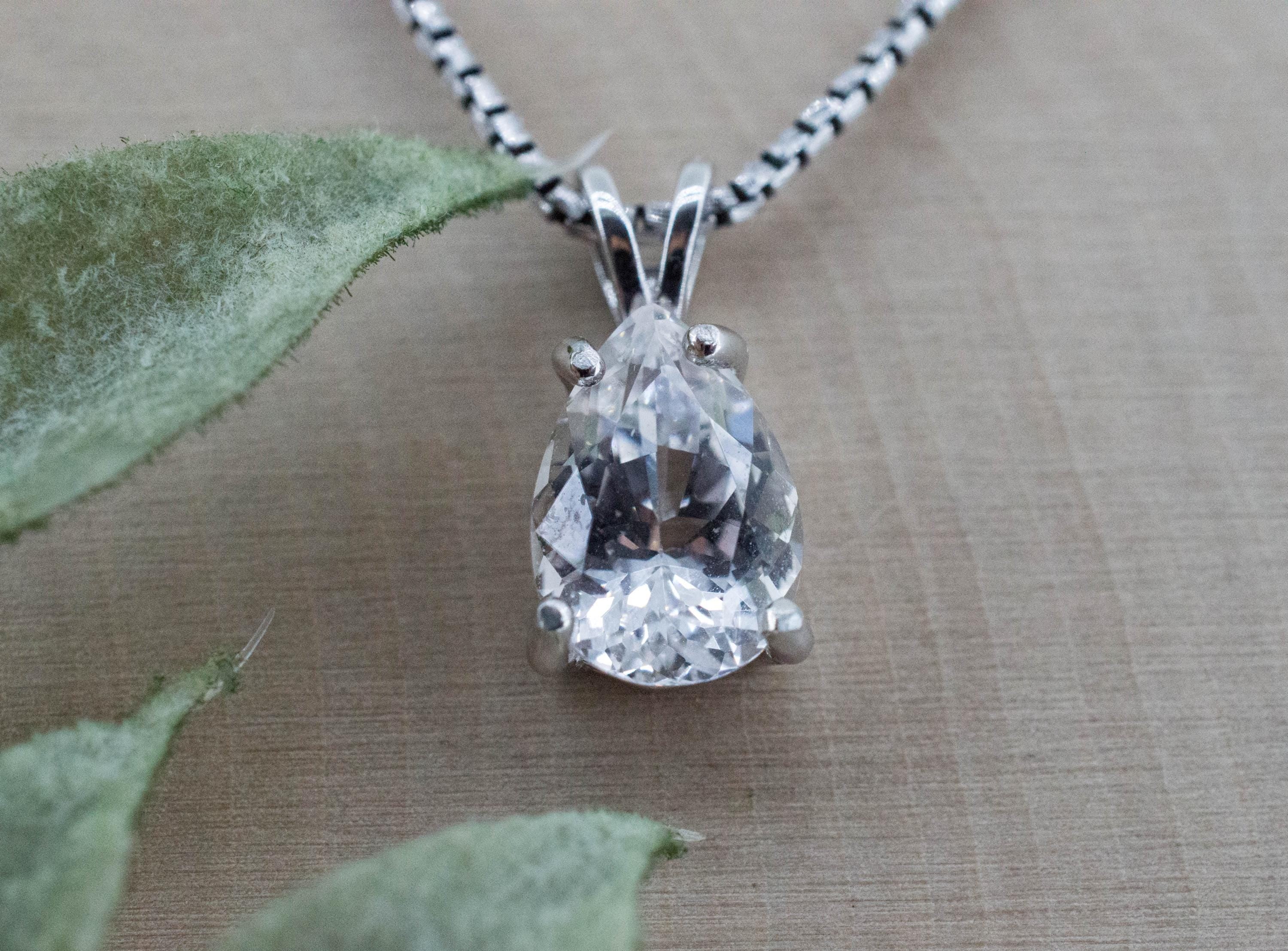 Danburite Pendant; Natural Untreated Mexico Danburite; 2.500cts