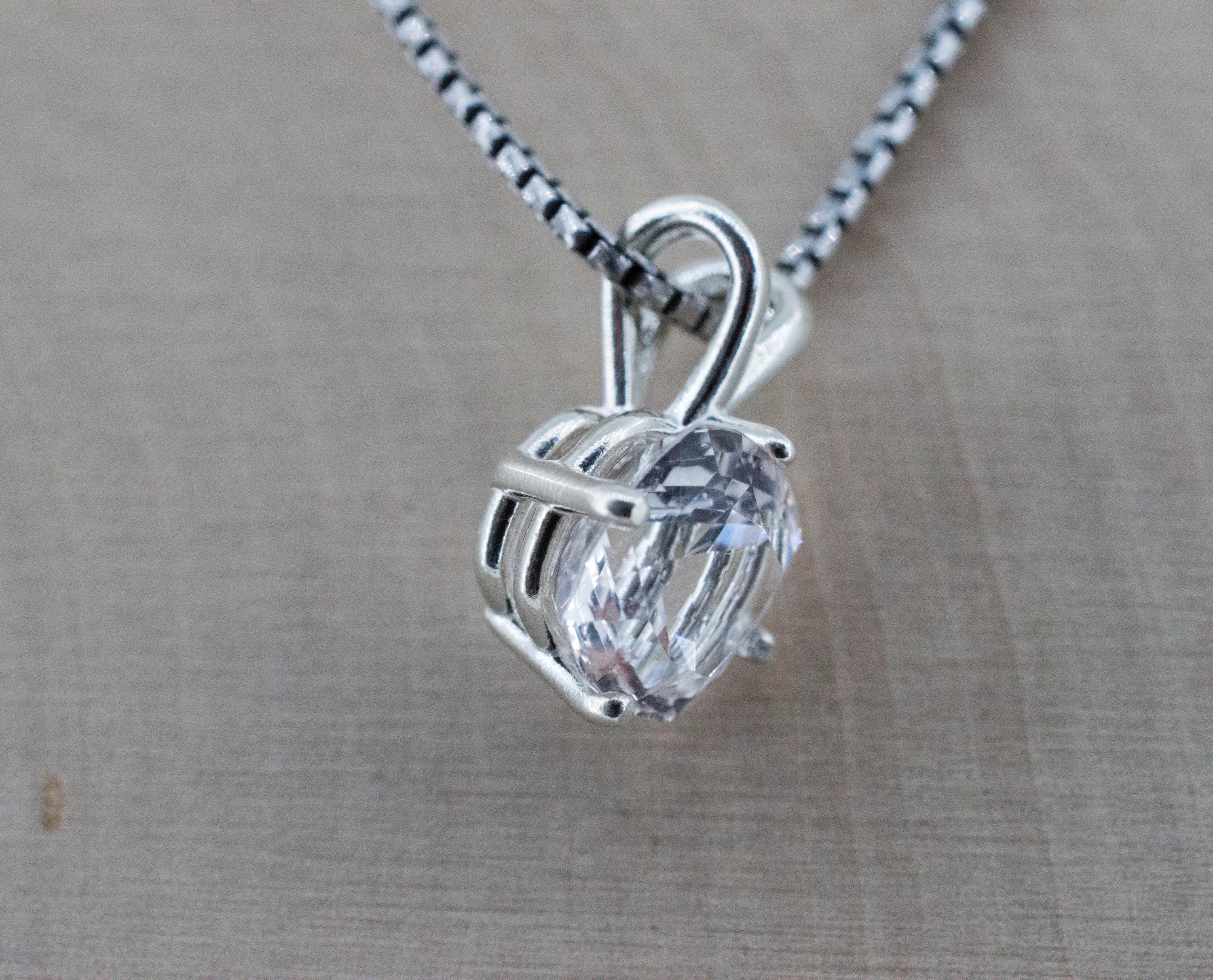 Danburite Pendant; Natural Untreated Mexico Danburite; 2.800cts