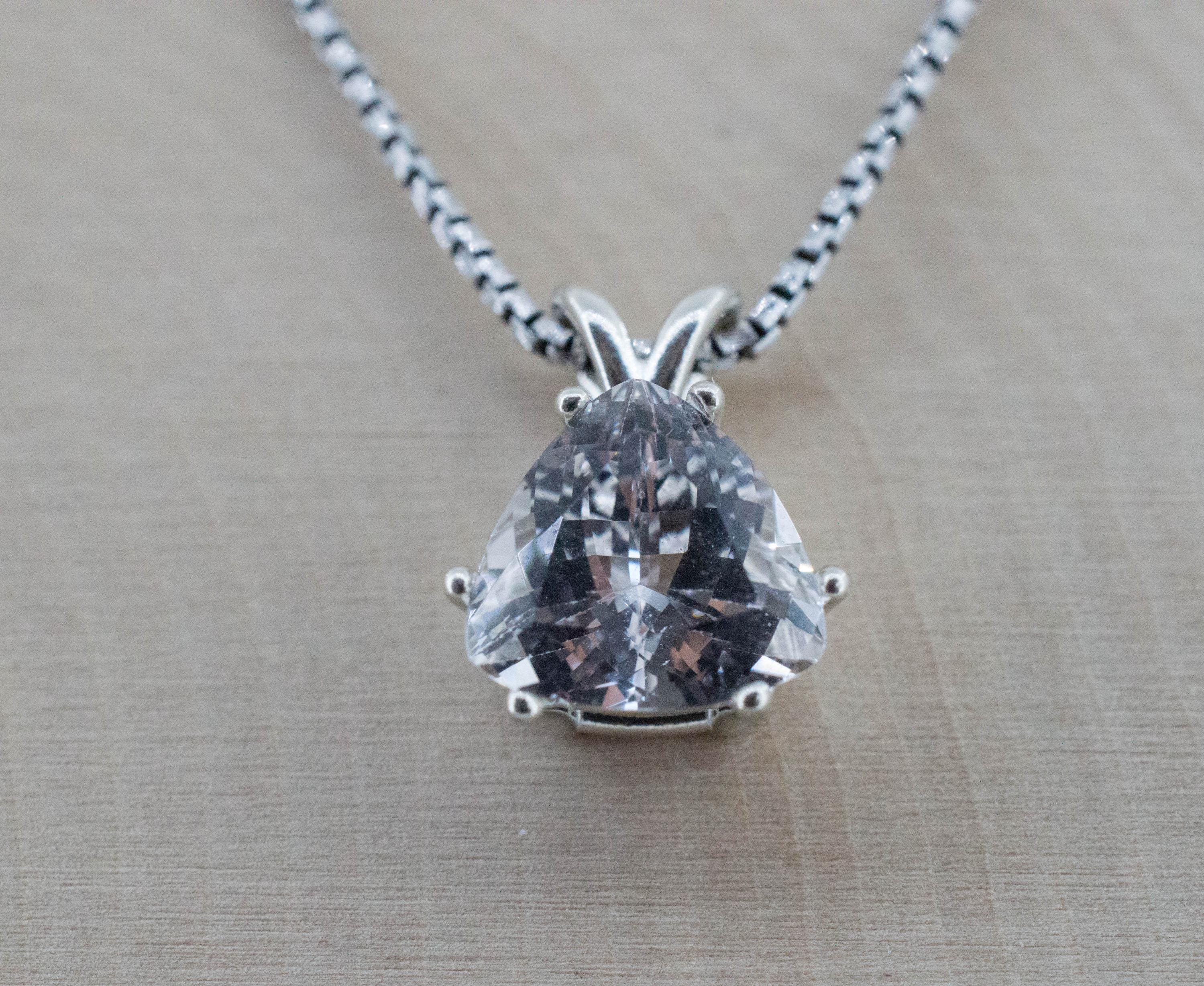 Danburite Pendant; Natural Untreated Mexico Danburite; 3.350cts