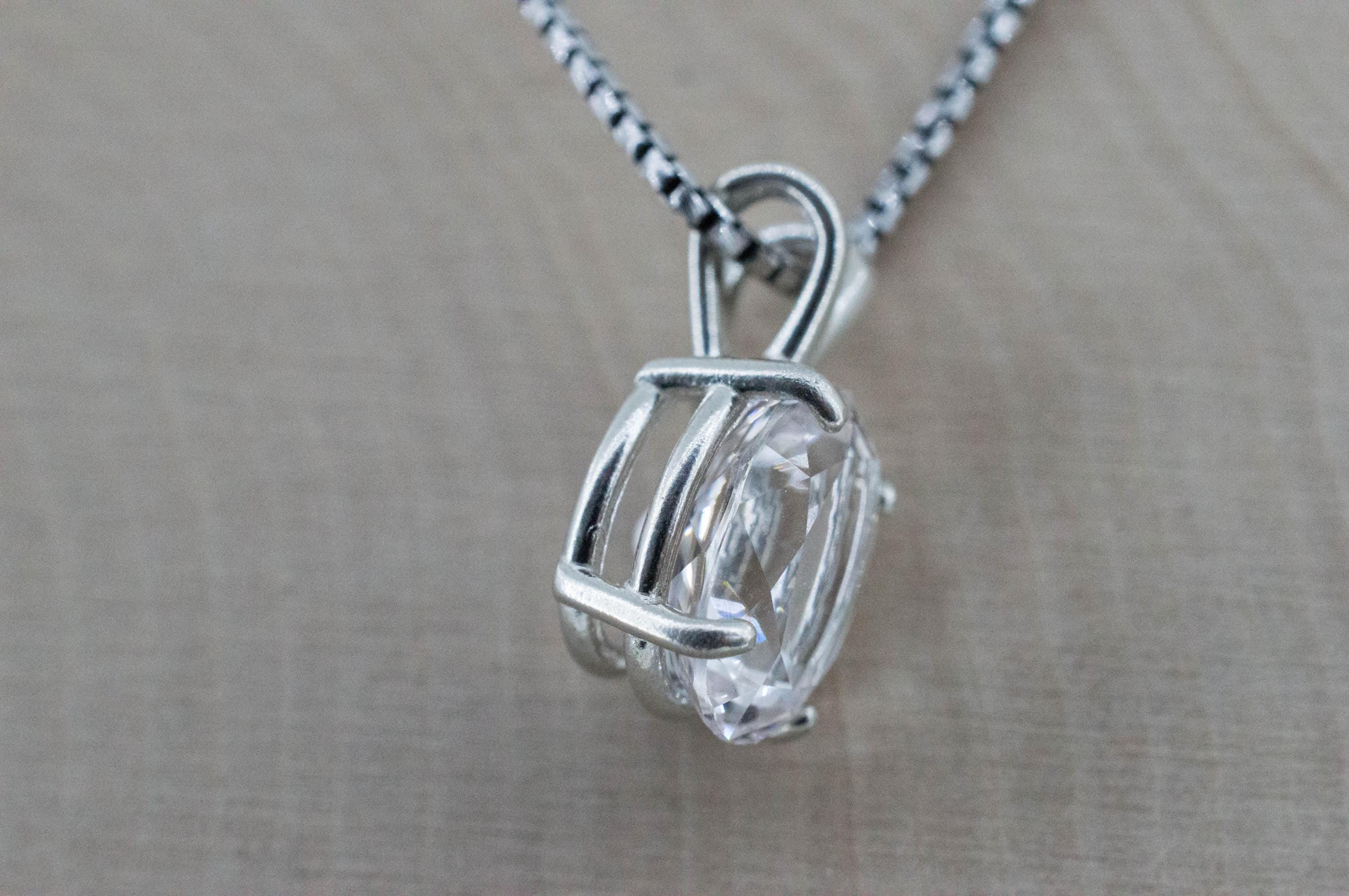 Danburite Pendant; Natural Untreated Mexico Danburite; 4.540cts