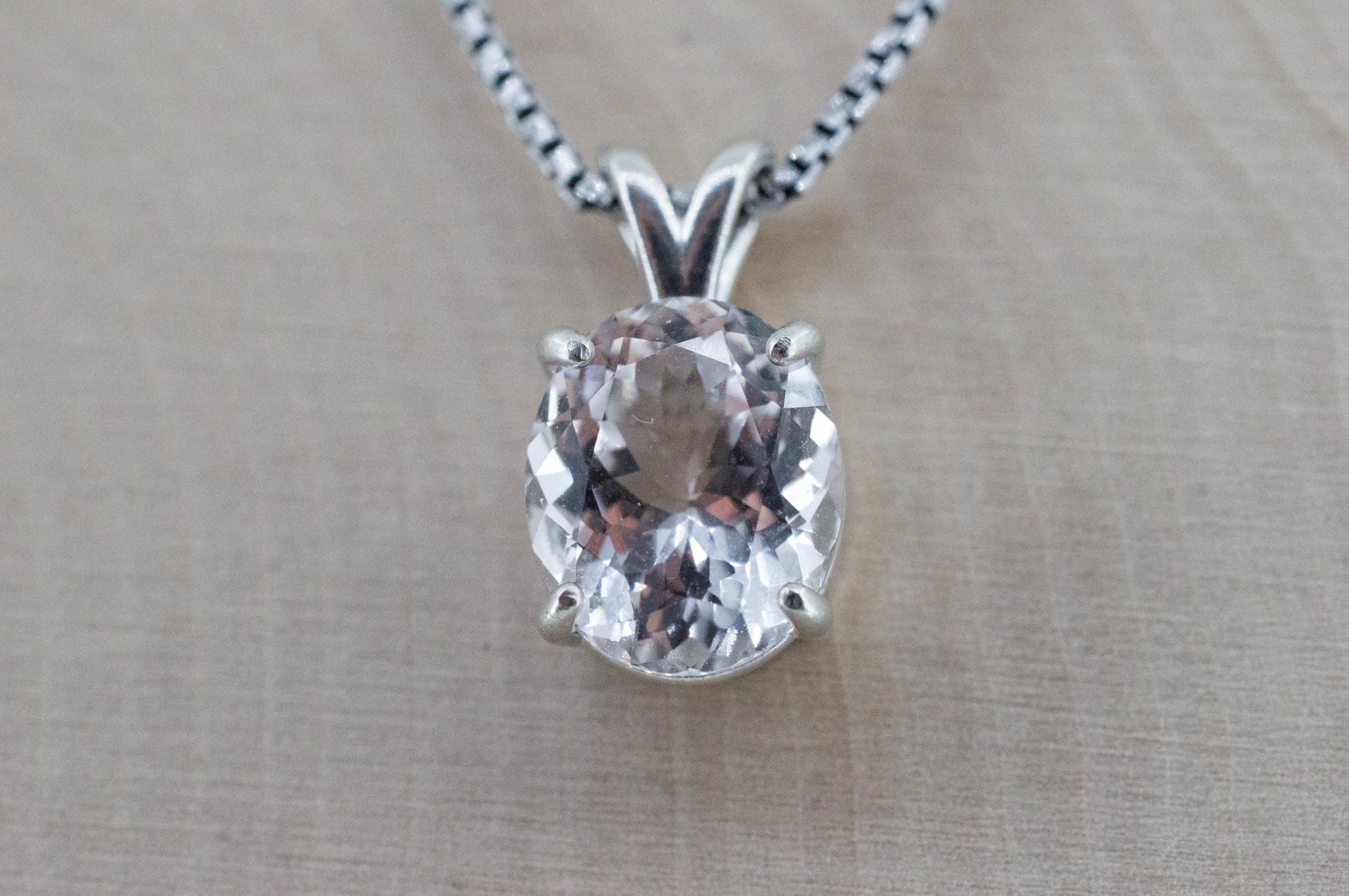 Danburite Pendant; Natural Untreated Mexico Danburite; 4.540cts