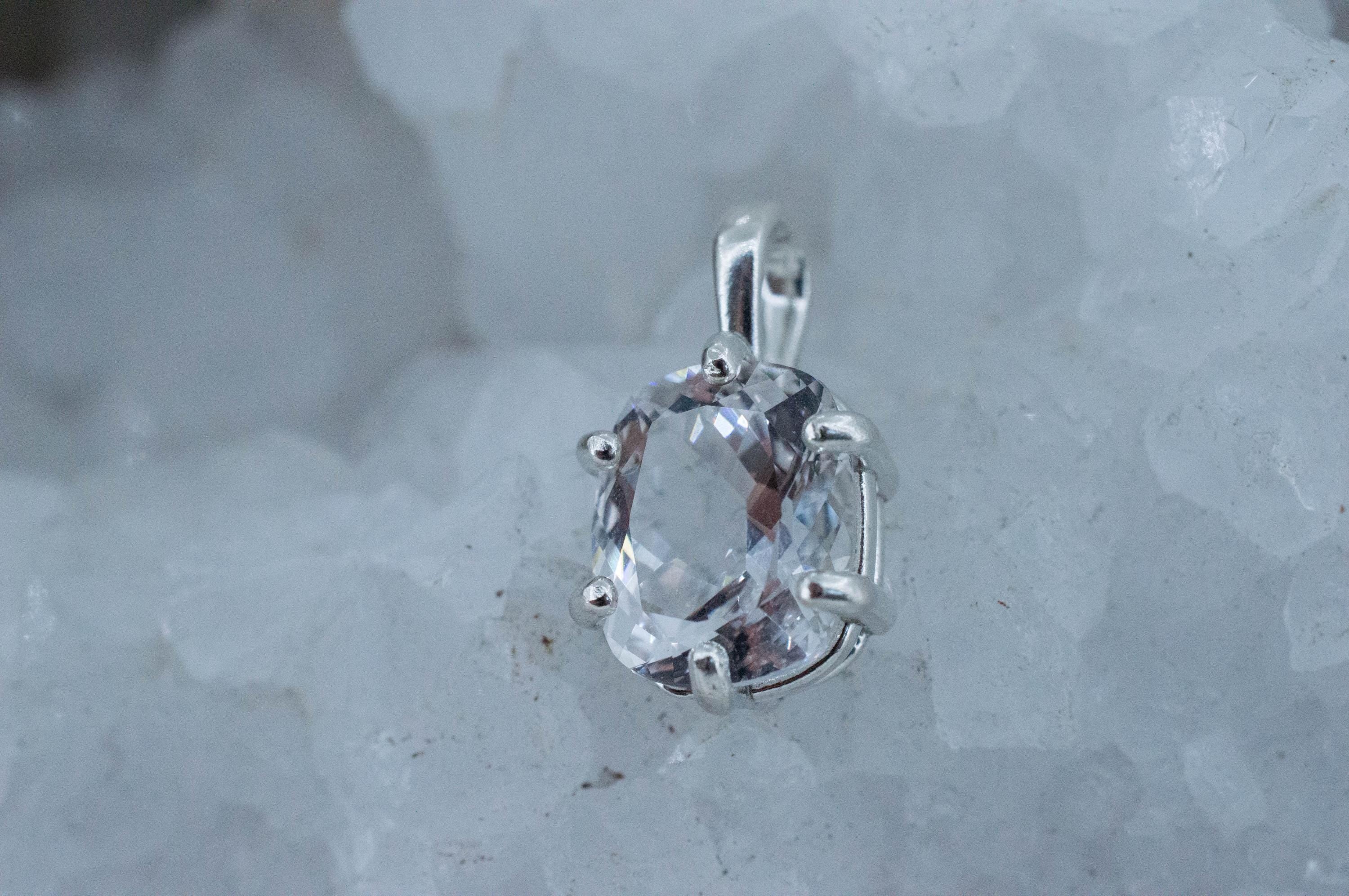 Danburite Pendant; Natural Untreated Mexico Danburite; 5.060cts