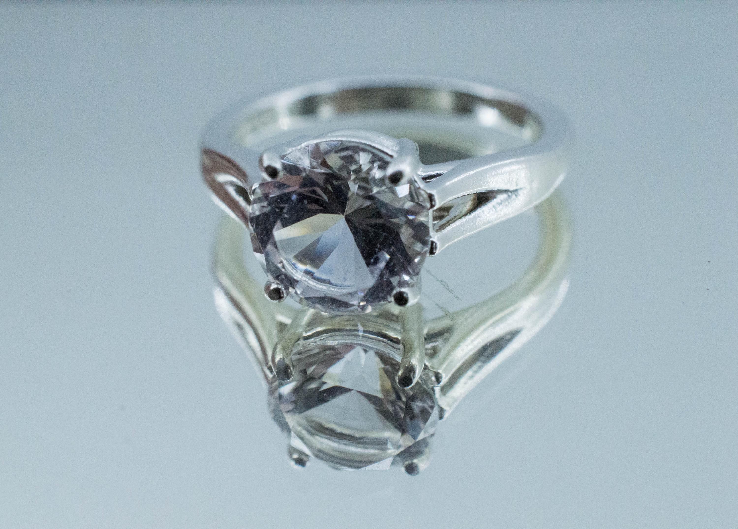 Danburite Ring; Natural Untreated Mexican Danburite; 2.605cts