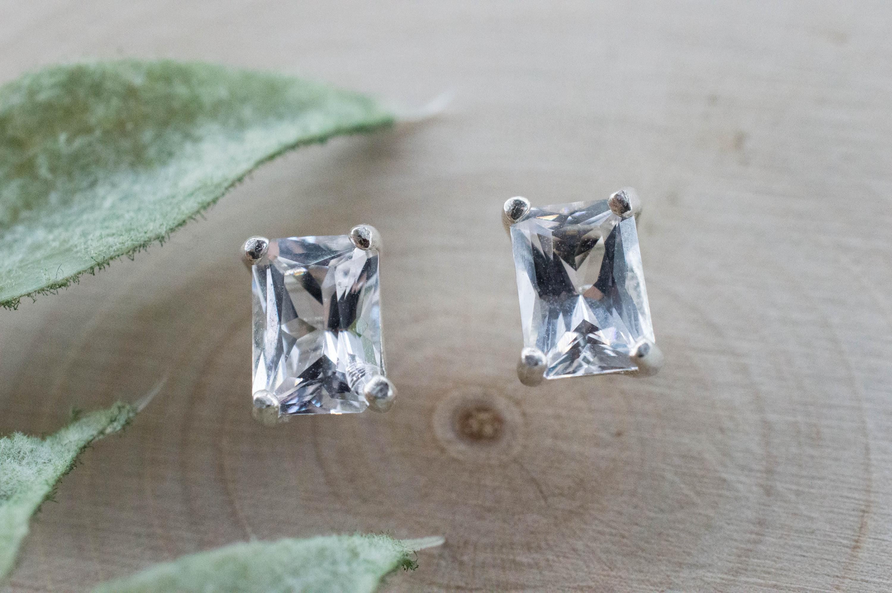 Danburite Earrings; Natural Untreated Mexico Danburite; 1.600cts - Mark Oliver Gems