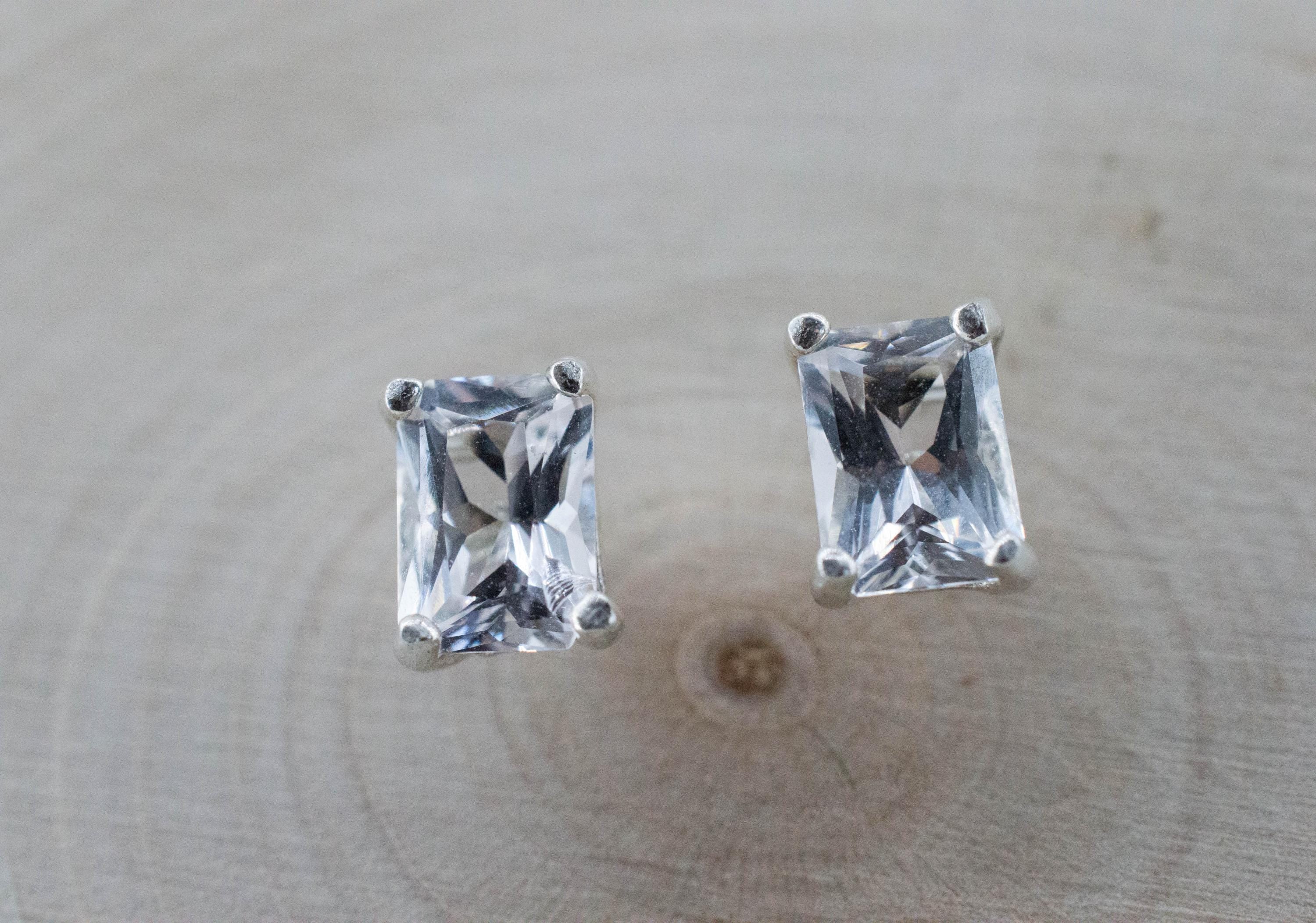 Danburite Earrings; Natural Untreated Mexico Danburite; 1.600cts - Mark Oliver Gems