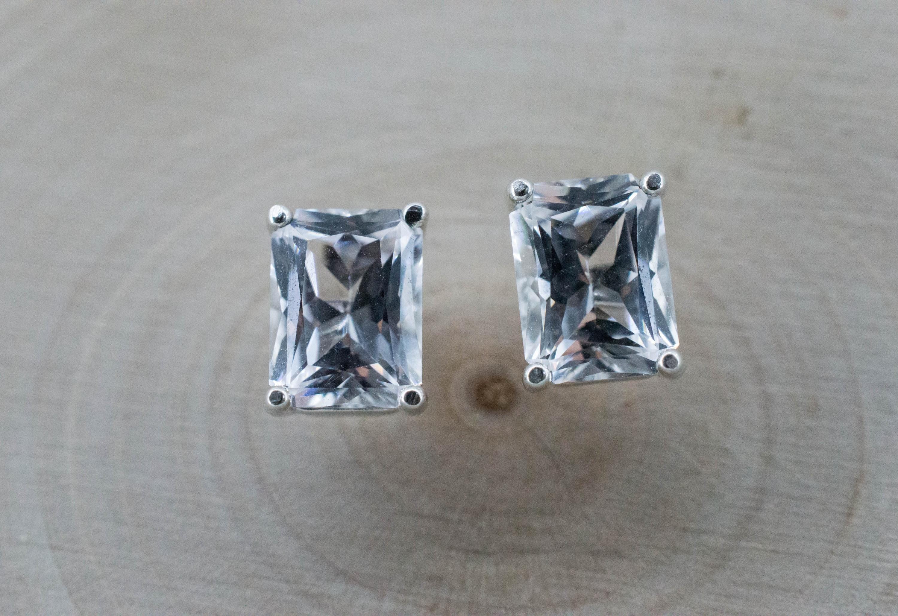 Danburite Earrings; Natural Untreated Mexico Danburite; 3.215cts - Mark Oliver Gems