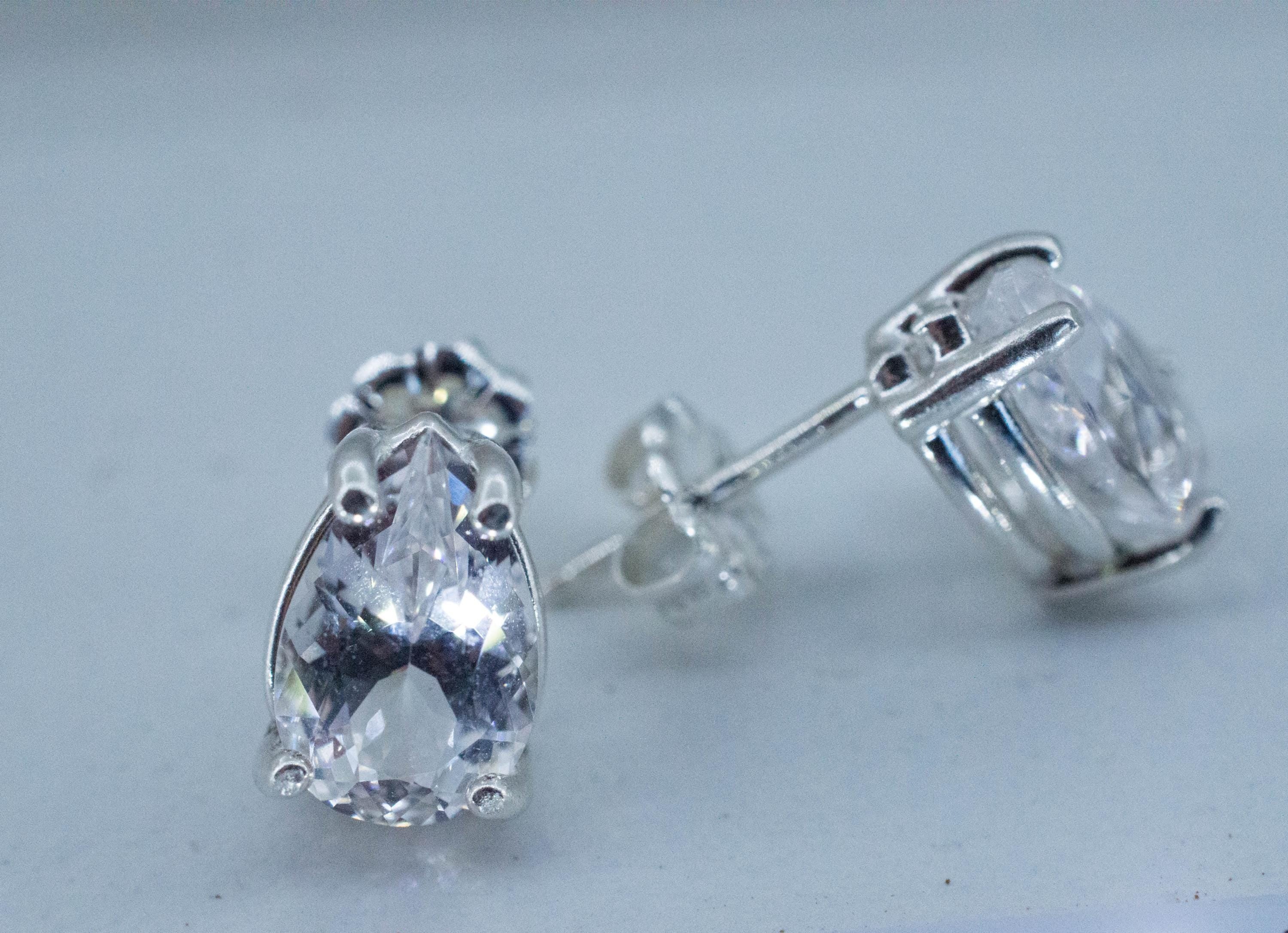 Danburite Earrings; Natural Untreated Mexico Danburite; 3.240cts - Mark Oliver Gems